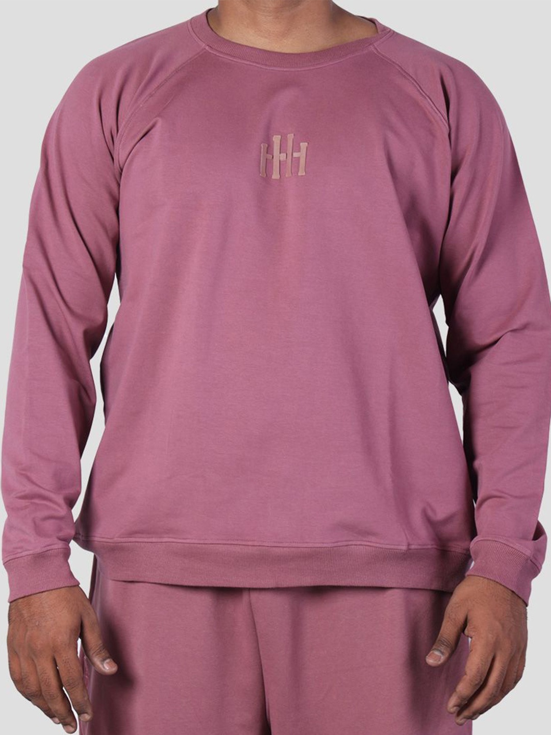 

HOP HEAD Men Round Neck Sweatshirt, Mauve