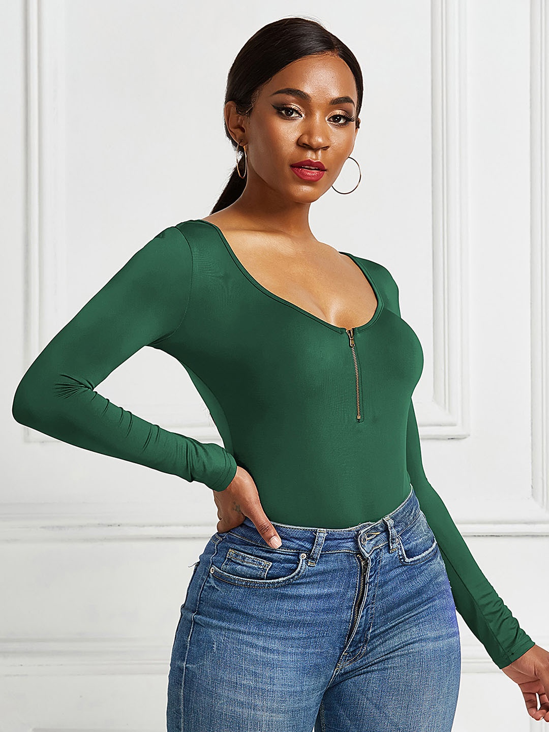 

LULU & SKY Top, Green