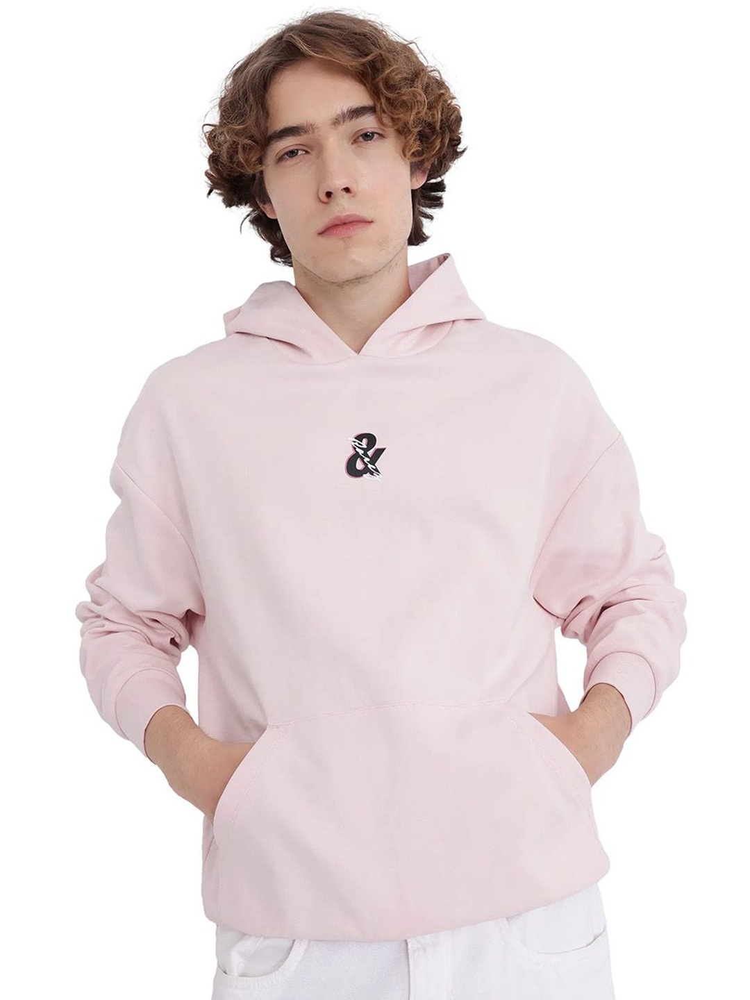 

RARE RABBIT Men Printed Sweatshirt, Pink