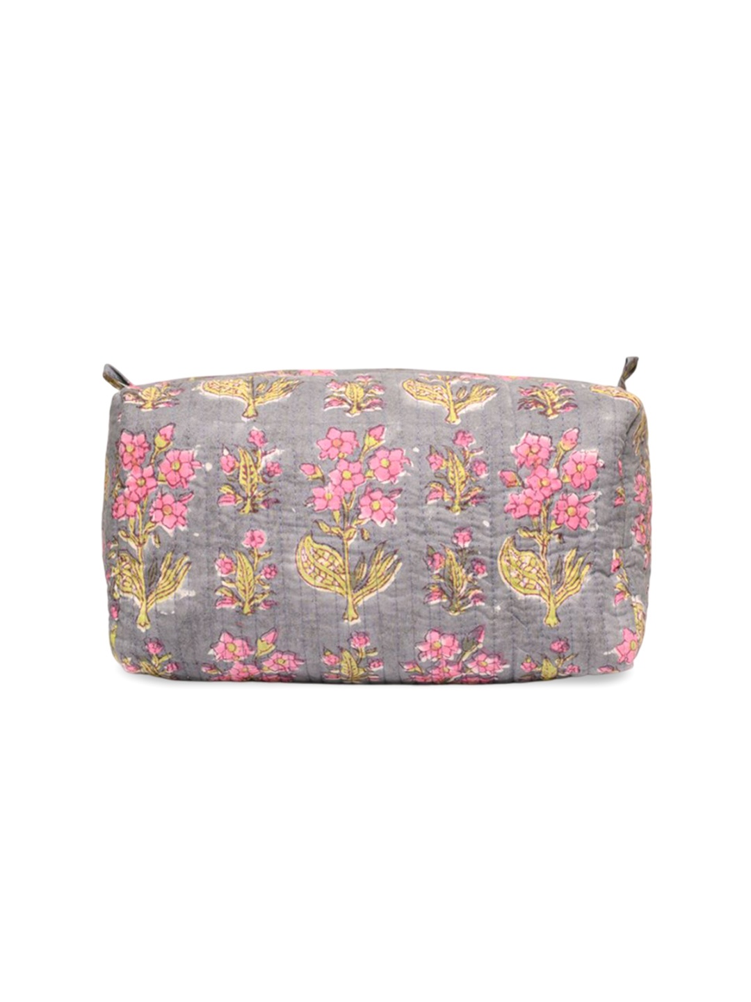 

Block N Style Unisex Printed Pure Cotton Makeup Pouch, Pink