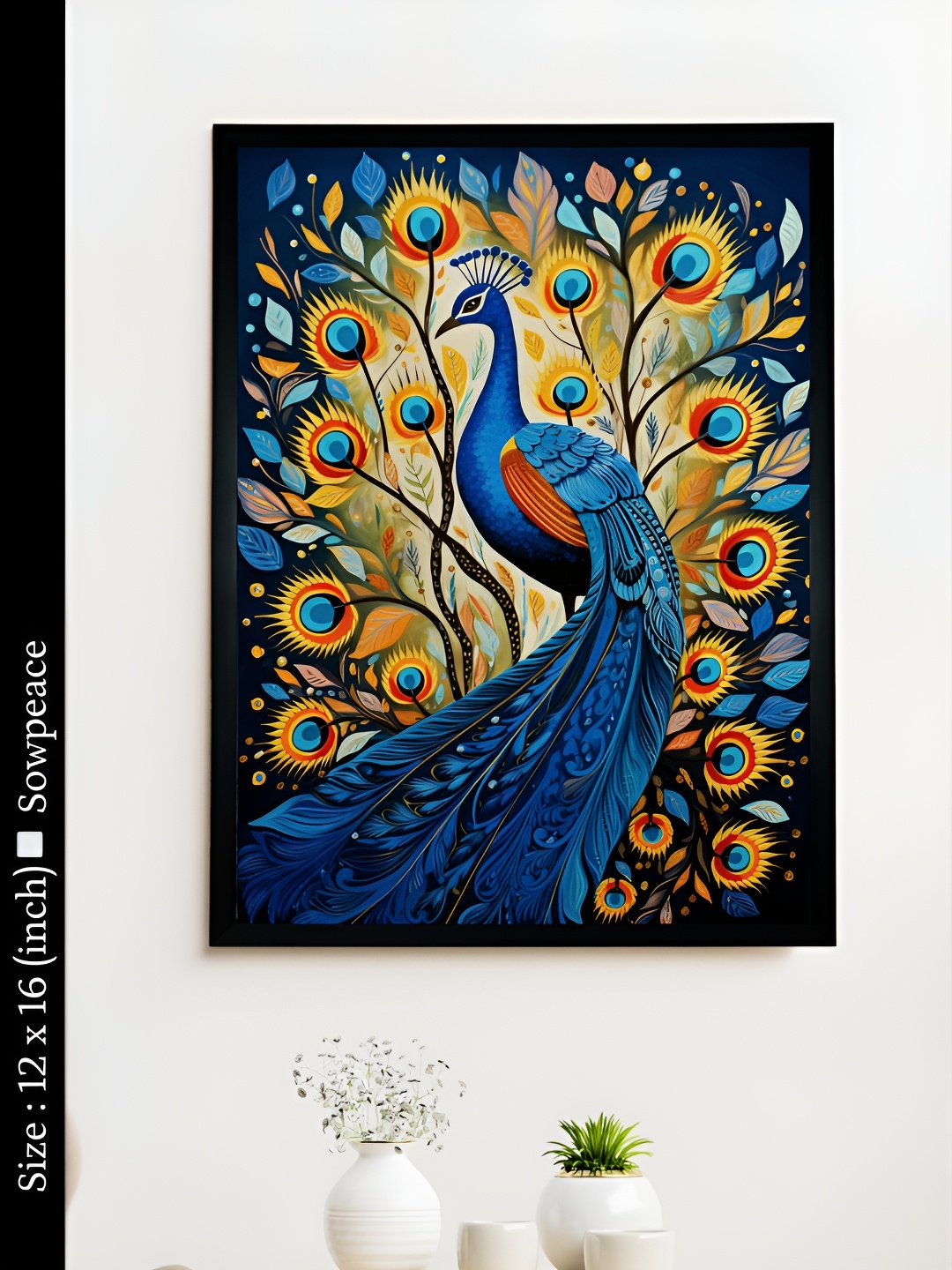 

SOWPEACE Blue & Yellow 1 Piece Canvas Other Wall Paintings
