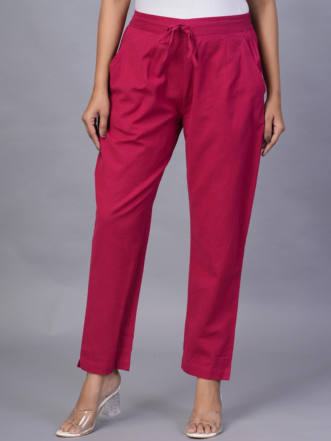 

KALINI Women Trousers Pant, Coral