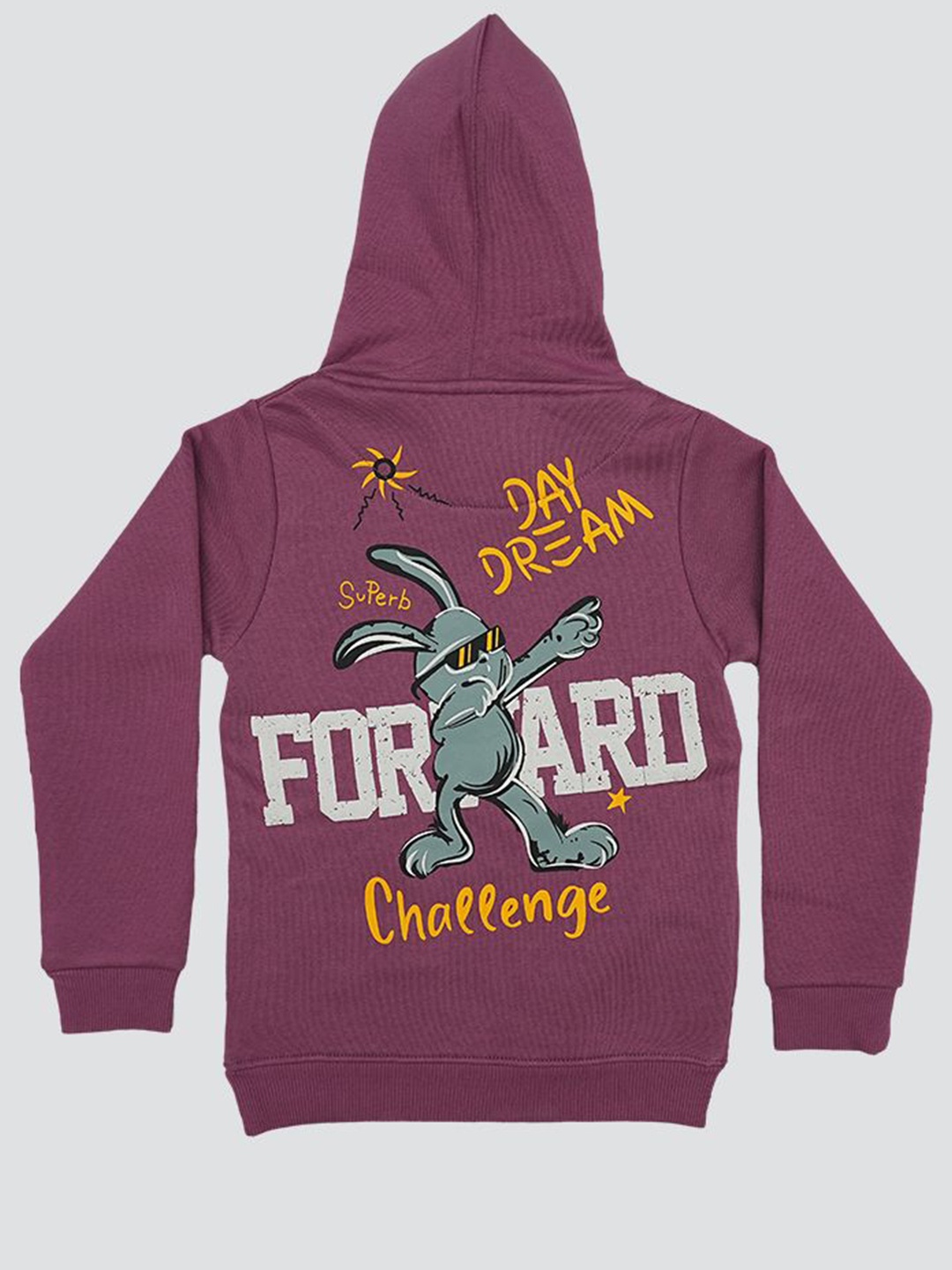 

TWIX Boys Printed Hooded Sweatshirt, Lavender