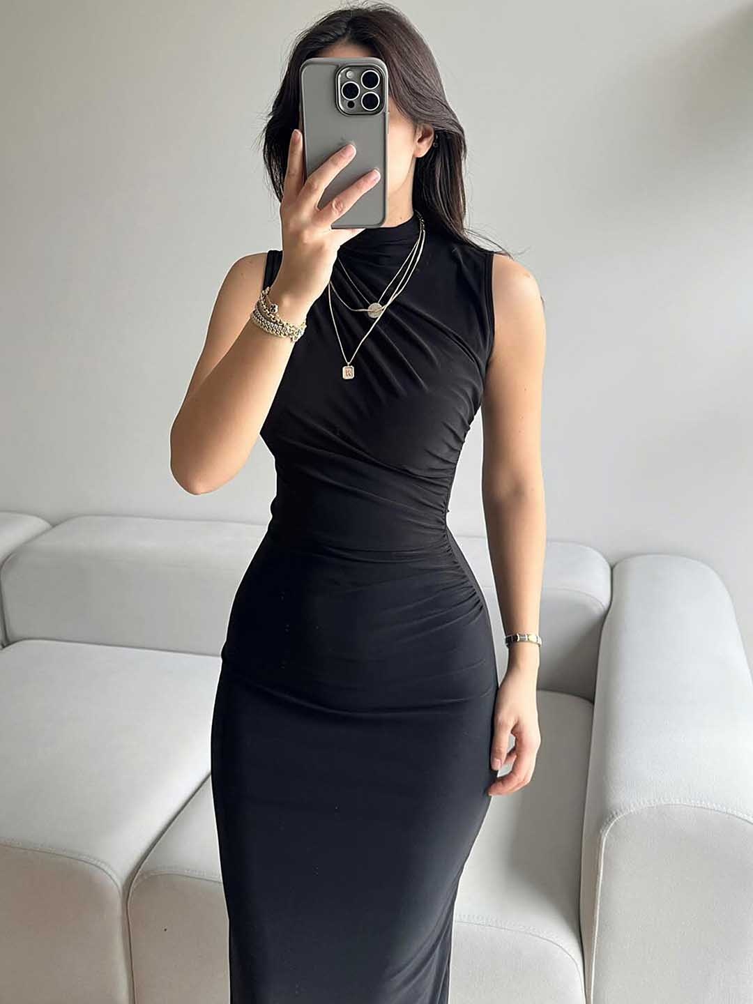 

LULU & SKY Bodycon Dress, Black