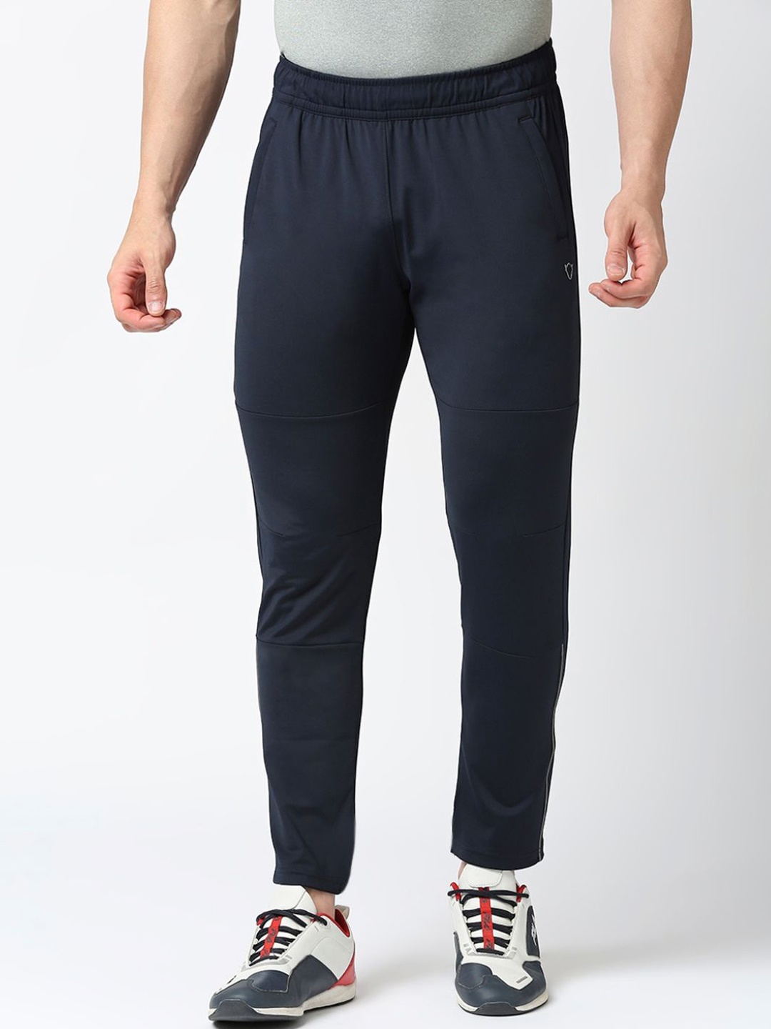 

Lovable Sport Men Dry Fit Mid Rise Track Pants, Navy blue