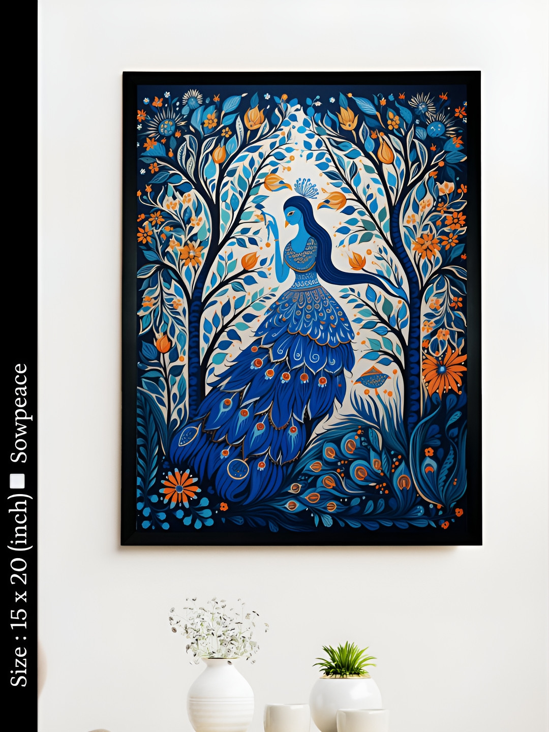 

SOWPEACE Blue & White 1 Piece Canvas Other Wall Paintings