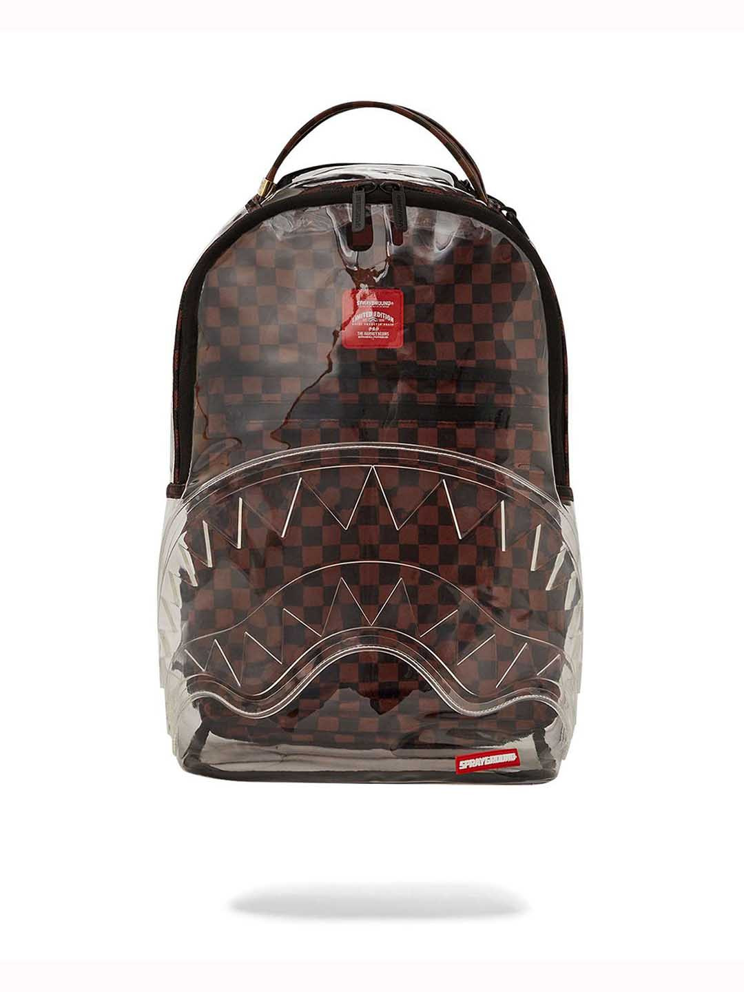 

SPRAYGROUND Unisex Limited Edition Transparent LOUD AND CLEAR Backpack