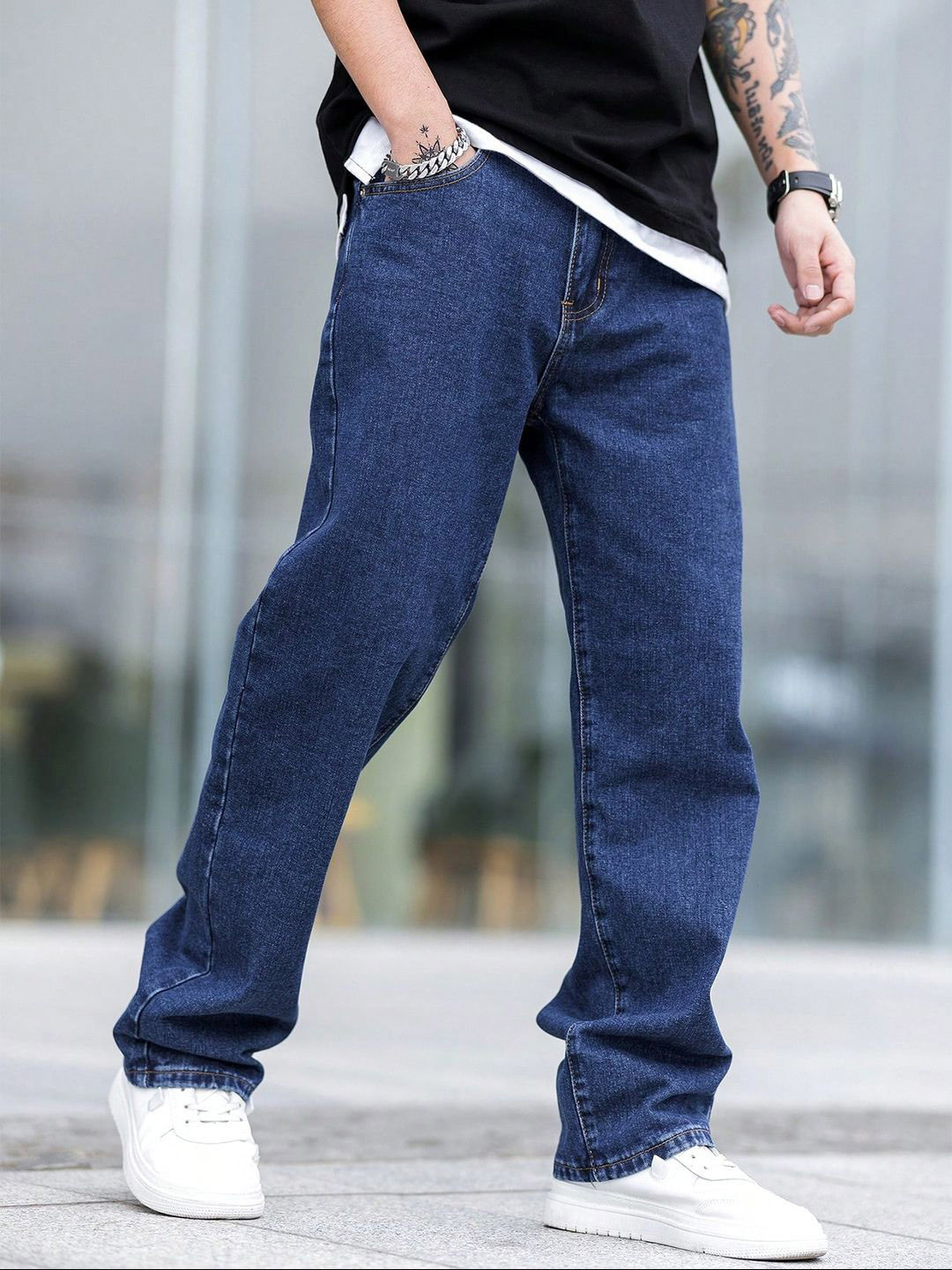 

Kotty Men Low-Rise Stretchable Jeans, Blue