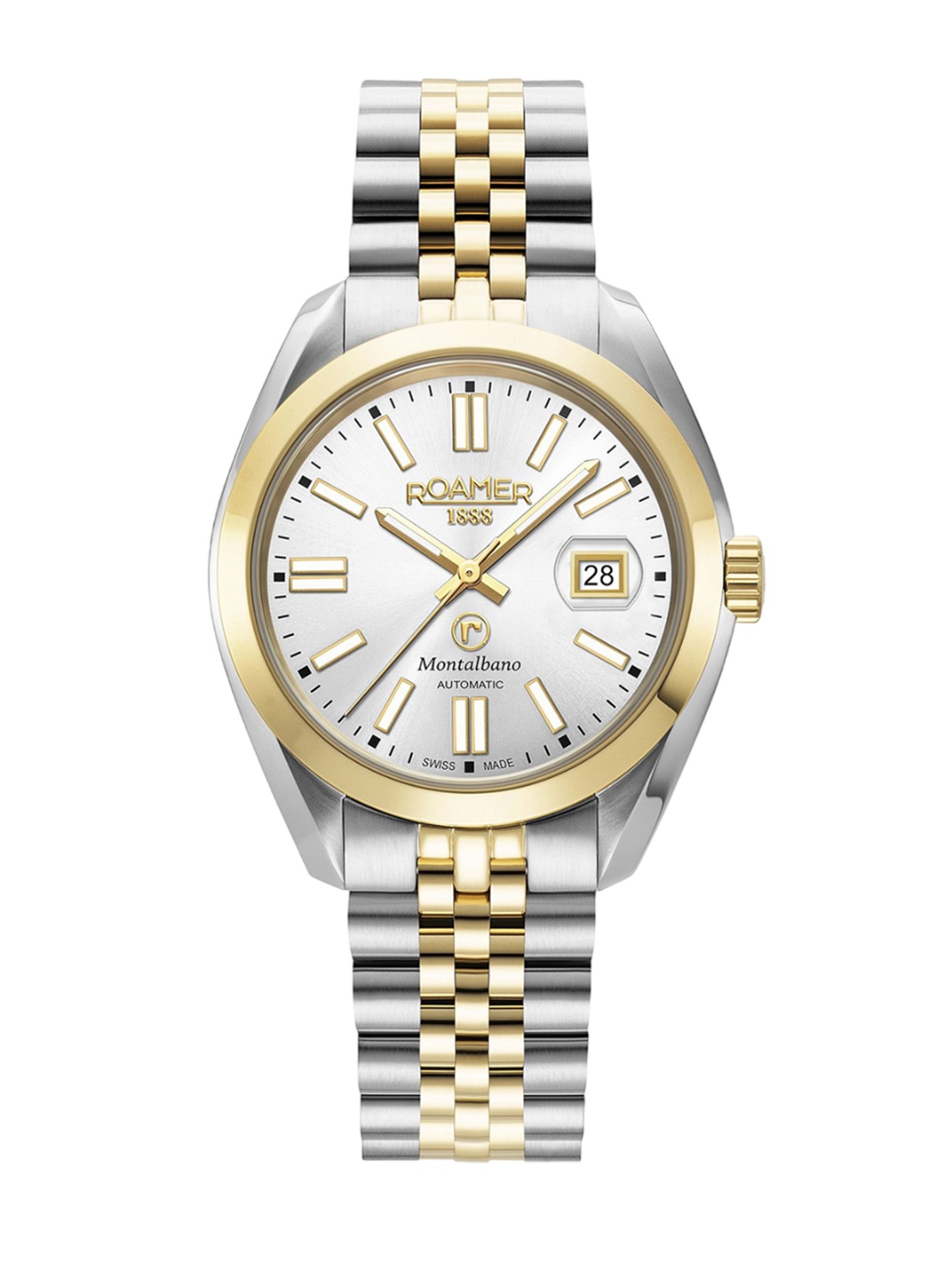 

ROAMER Men Dial & Stainless Steel Analogue Motion Powered Watch 996983 47 15 20, White