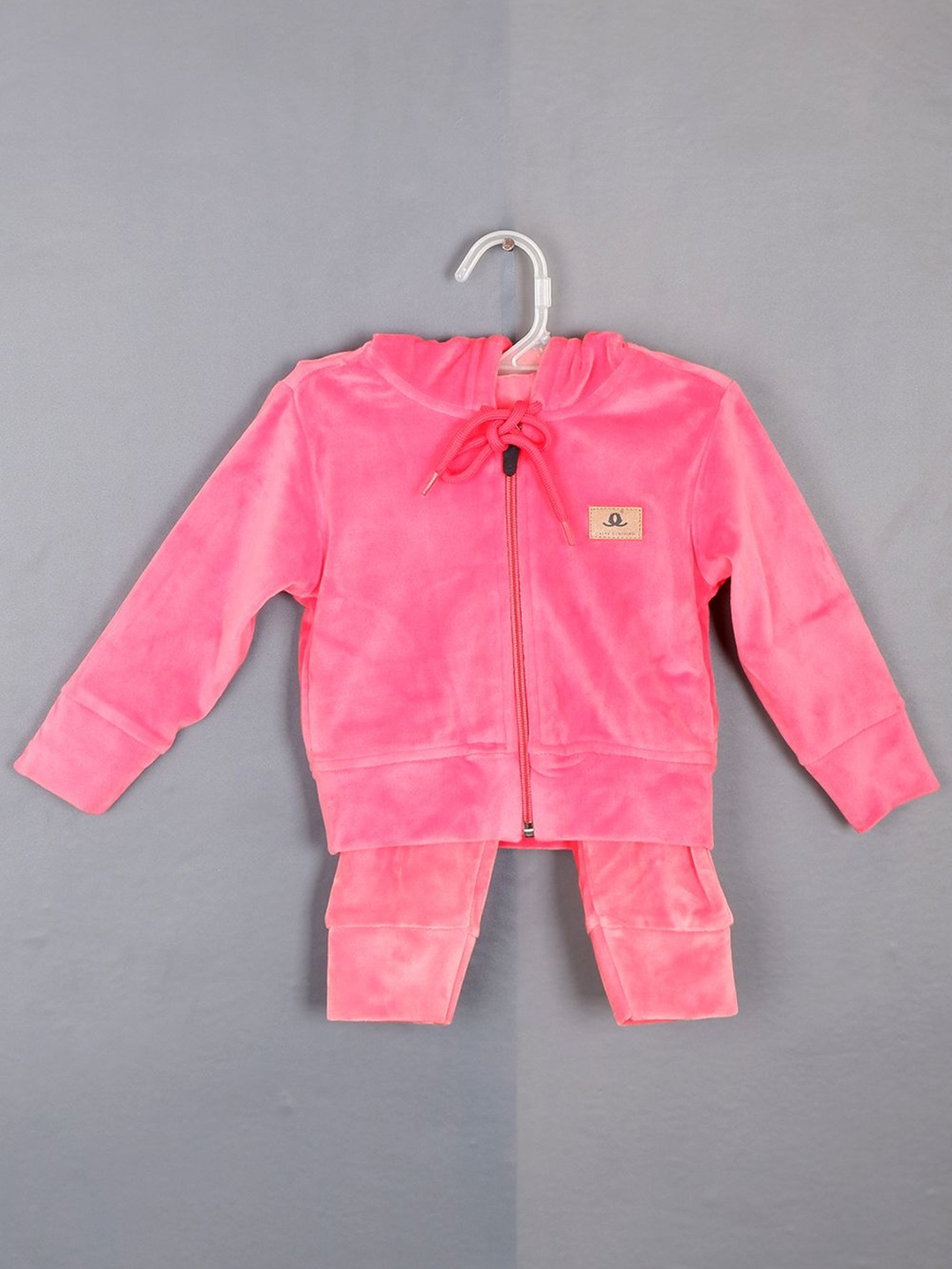 

BAESD Infant Girls Hooded Long Sleeve Tracksuits, Pink