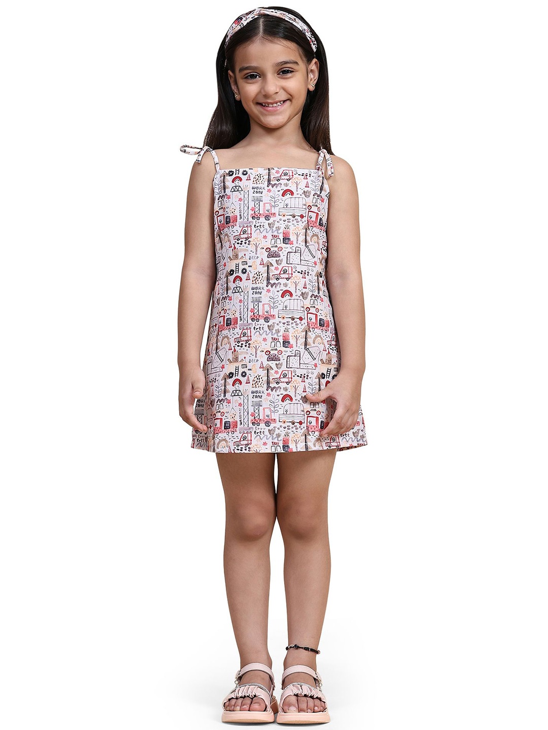 

Funny Bones Clothings Print A-Line Dress, Multi