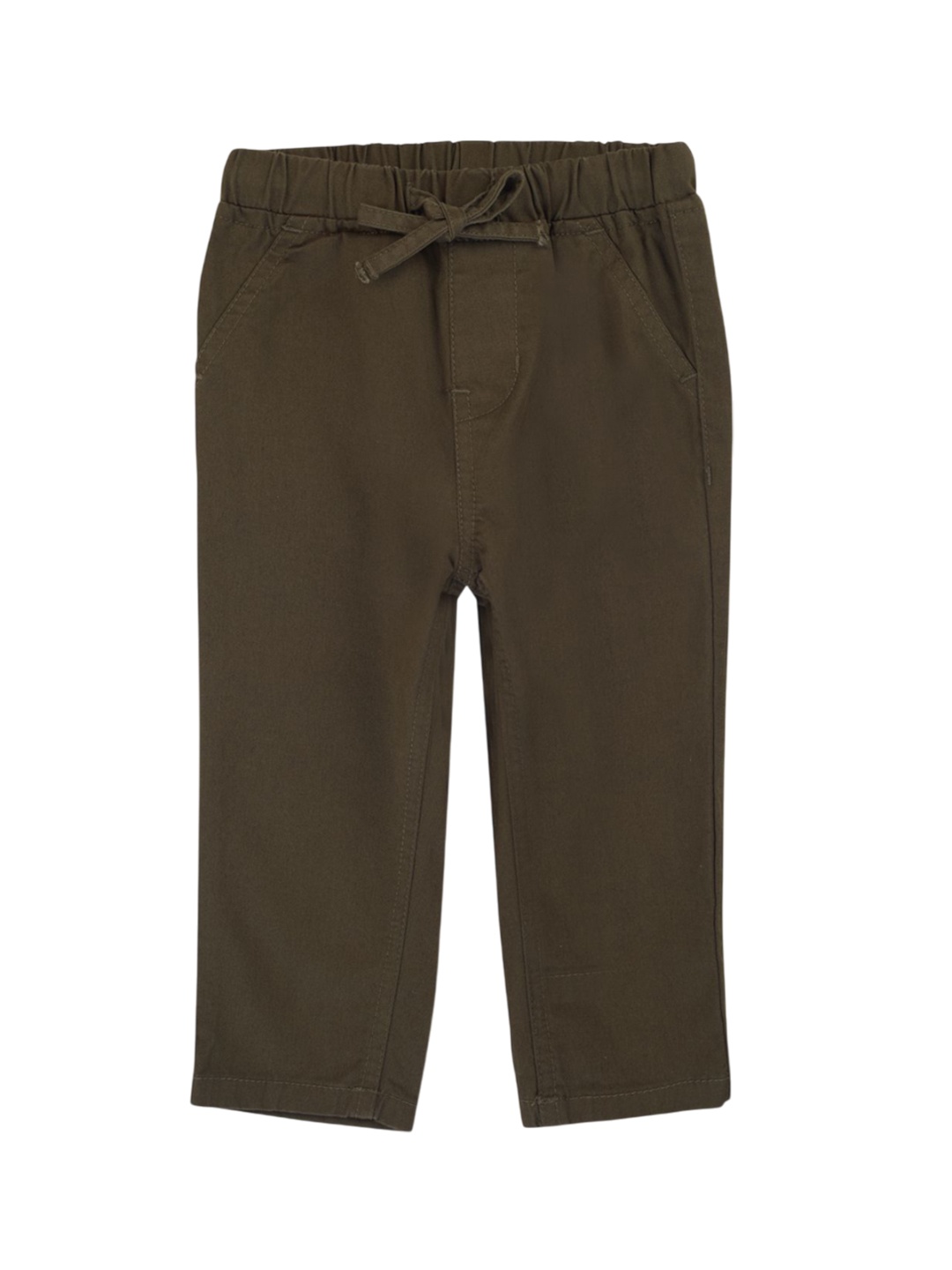 

GJ baby Boys Comfort Cotton Chinos, Brown