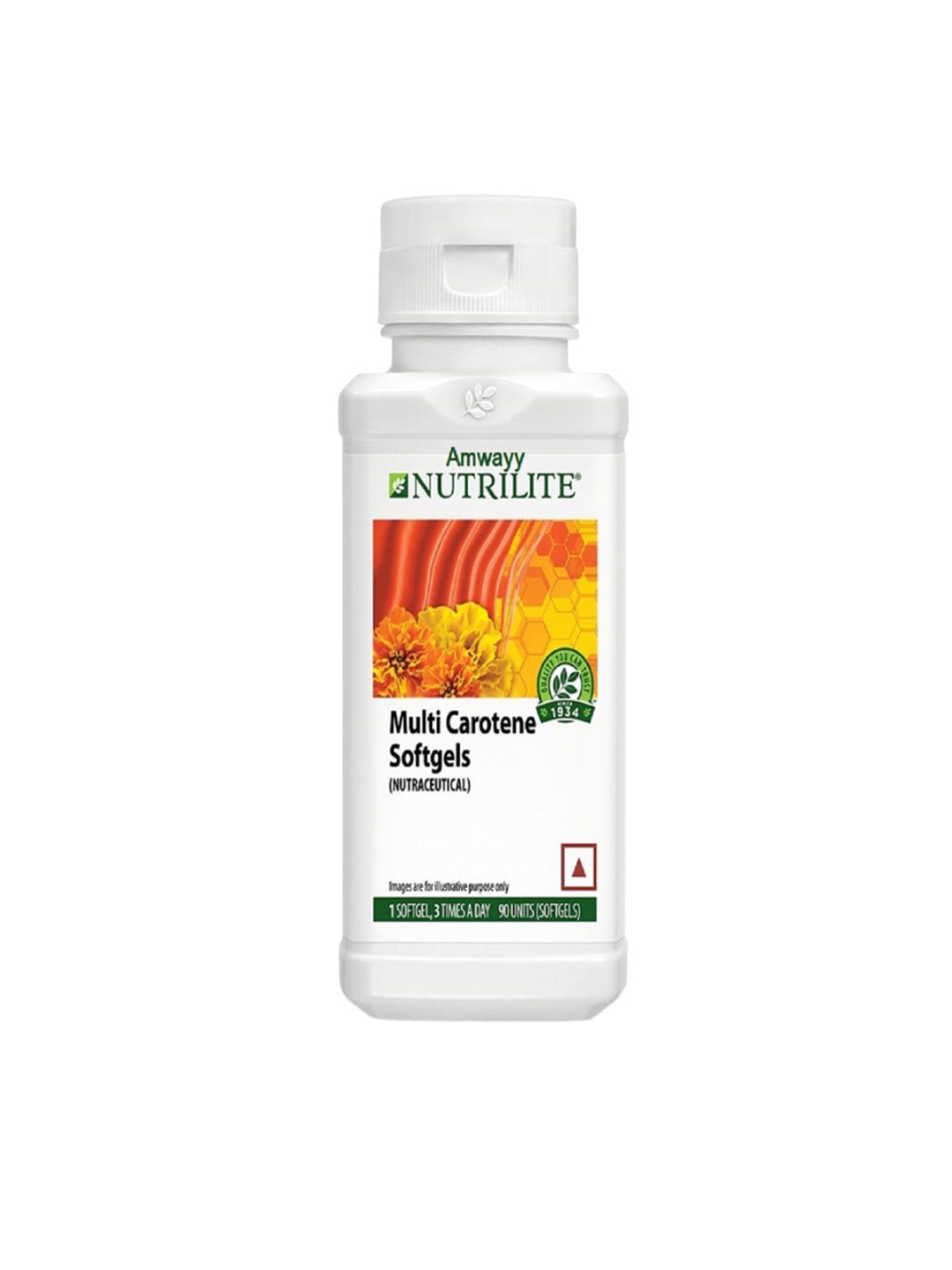 

Amwayy Nutrilite Multi Carotene Softgels - 90 Units, White