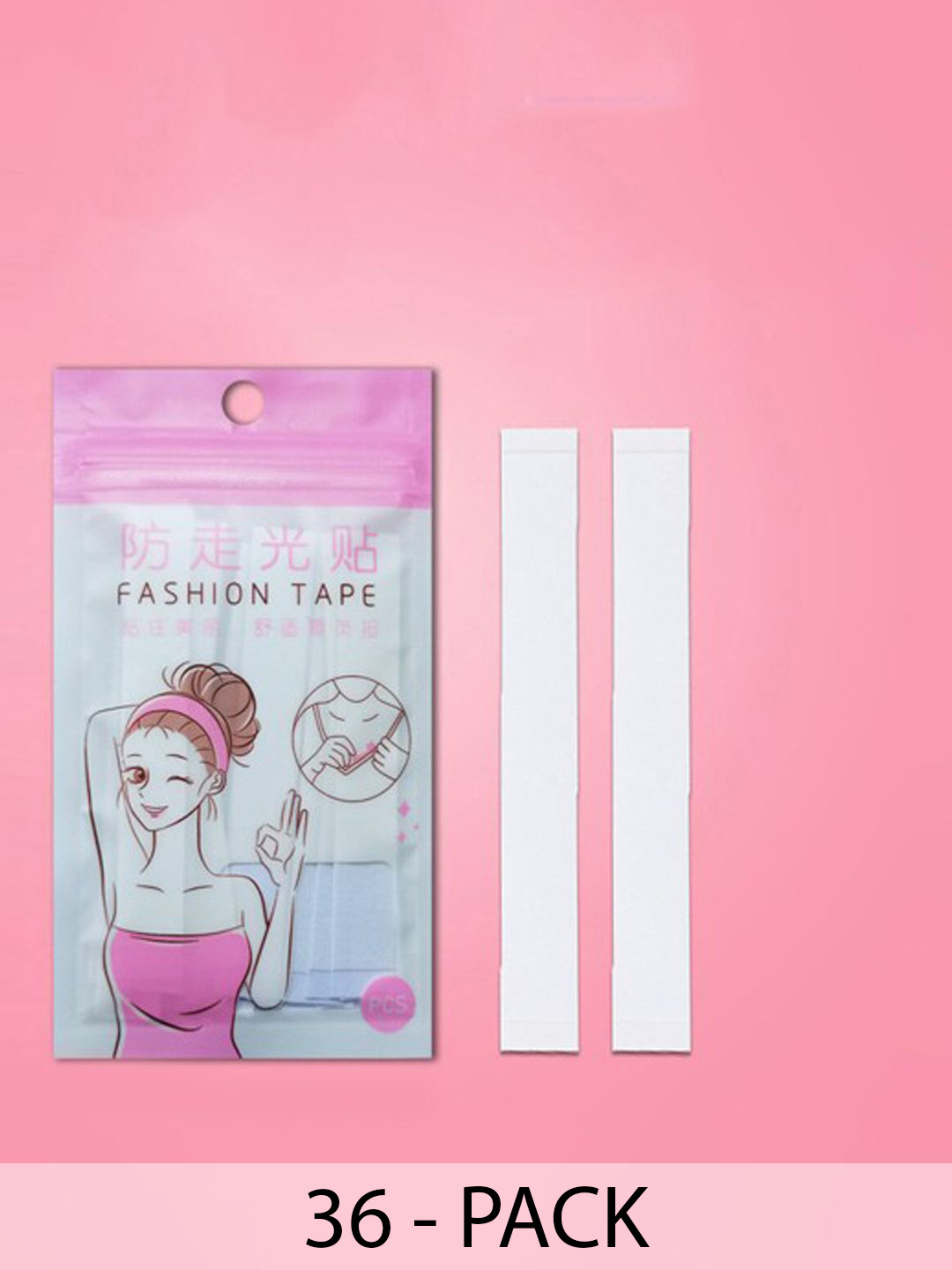 

Softwrap Reusable 36 Pcs Stick-On Lingerie accessories, White