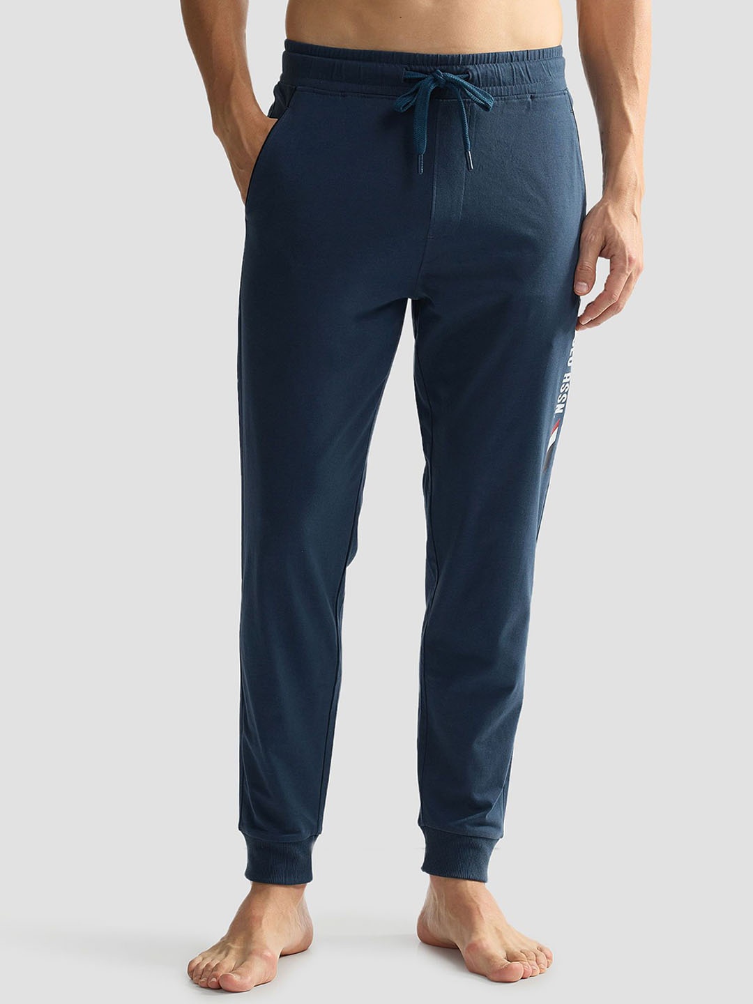 

U.S. Polo Assn. Mens Solid OJ005 Lounge Joggers, Blue