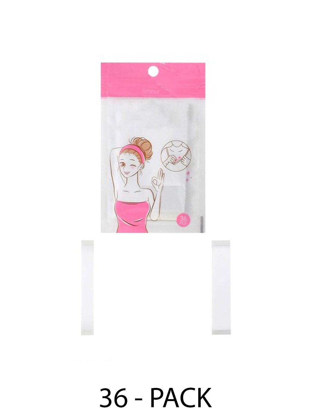 

Xivir Set of 36 Reusable Stick-On Lingerie accessories, White