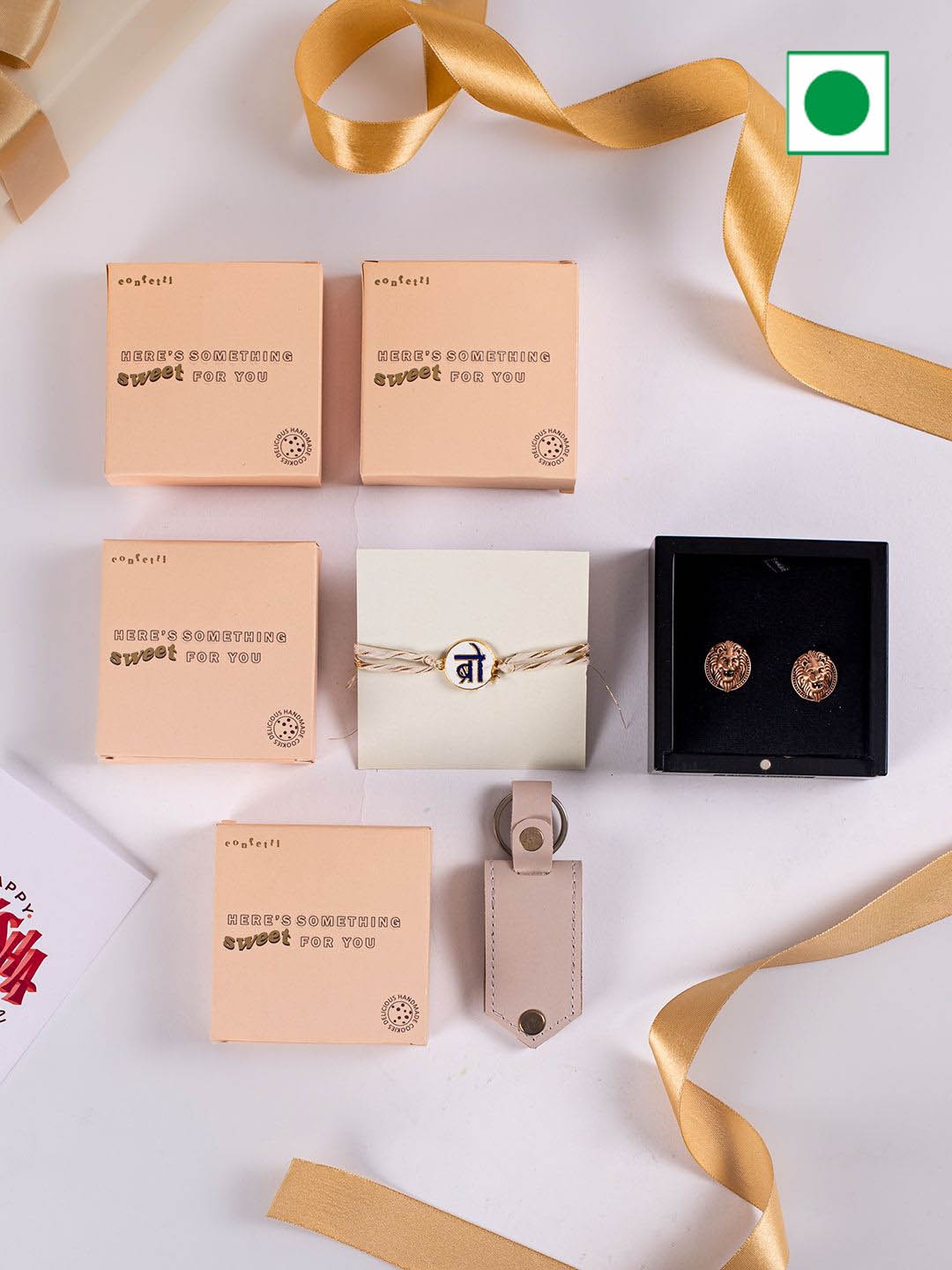 

Confetti Gifts Pack of 5 Cookies Gift for Men, Multi