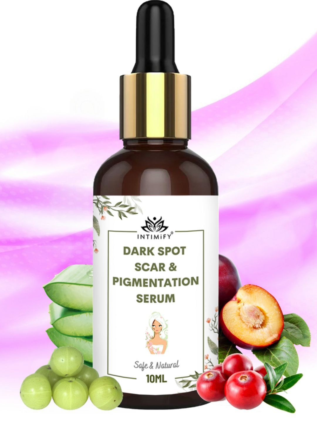 

INTIMIFY Dark Spot Scar & Pigmentation Face Serum-10ml, Brown