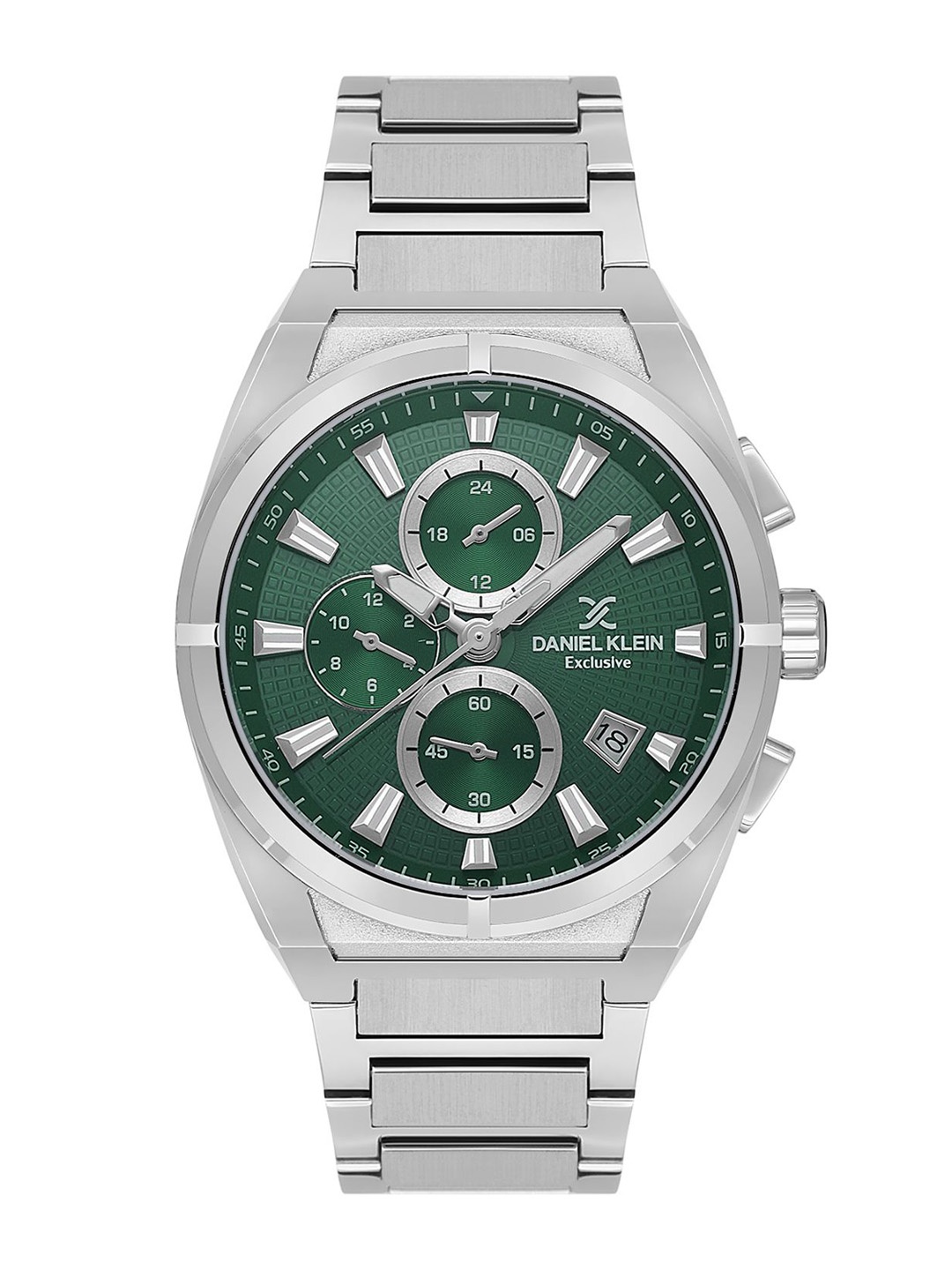 

Daniel Klein Men Dial & Bracelet Style Straps Analogue Watch DK.1.13750-3, Green