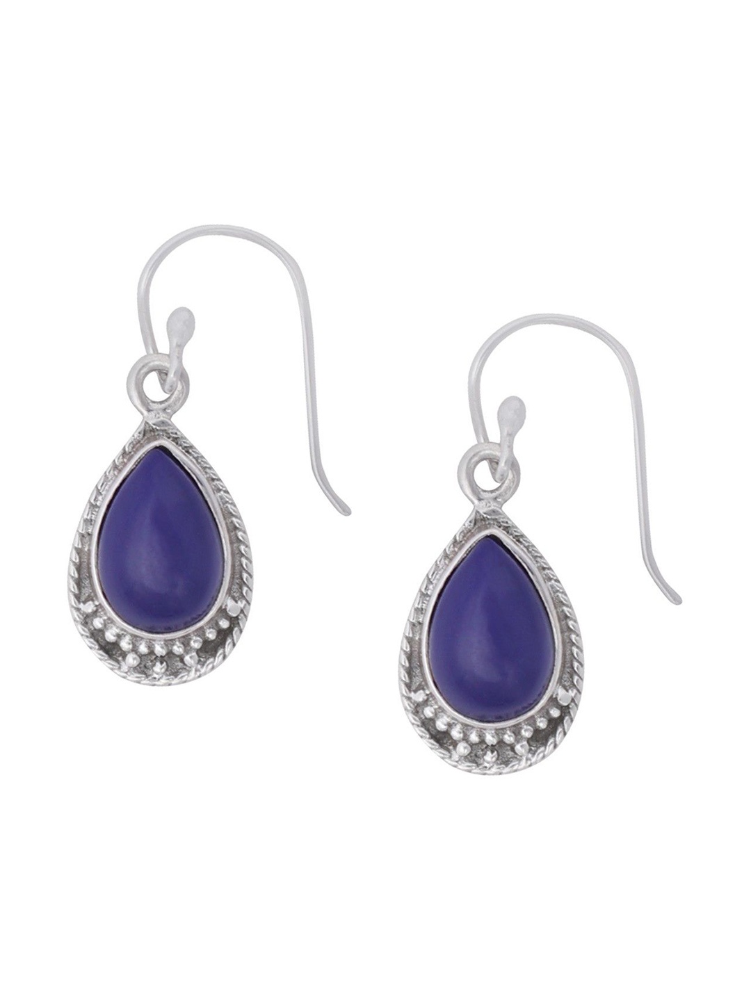 

Exotic India Contemporary Studs Earrings, Purple
