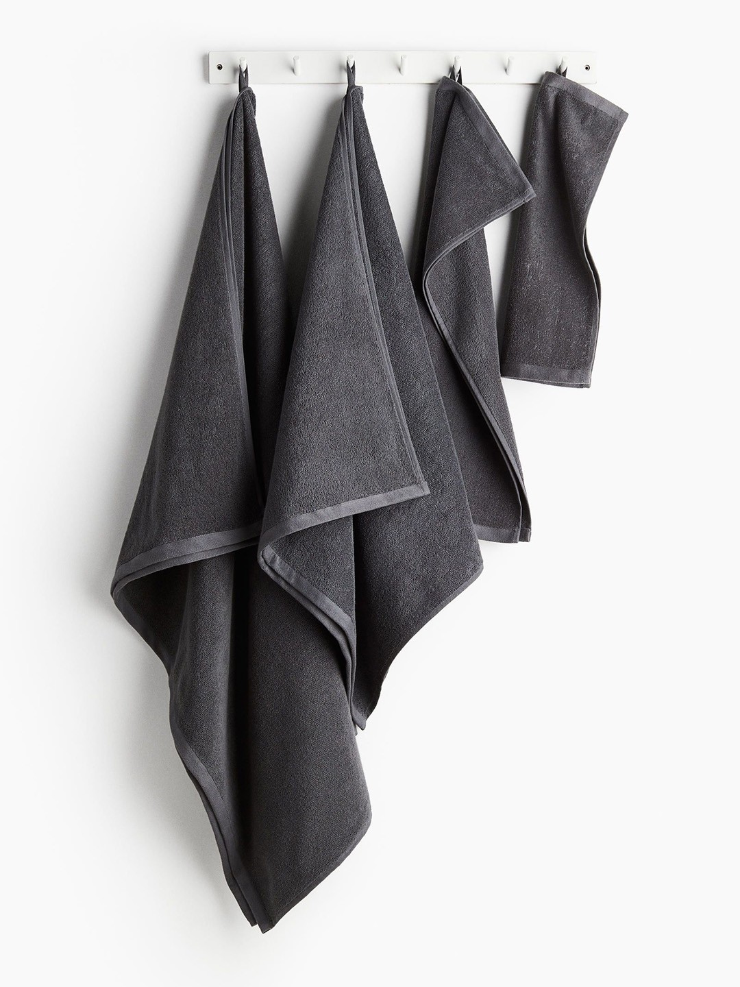 

H&M Terry Bath Towel, Grey