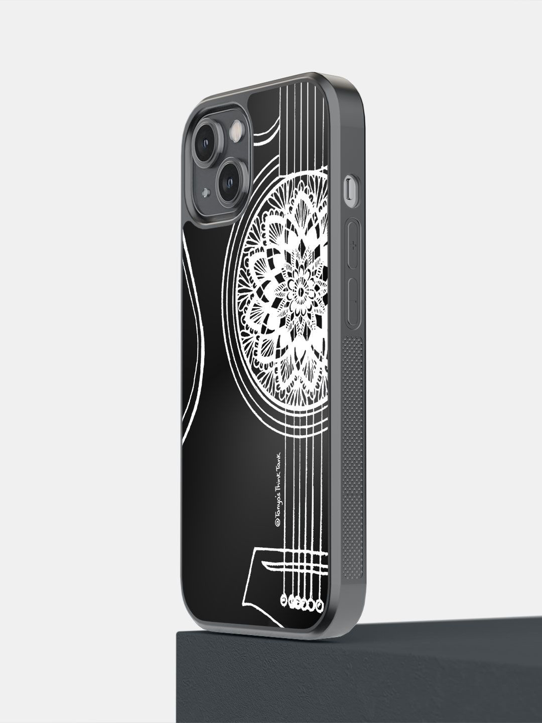 

macmerise Floral Printed iPhone 14 Back Case Mobile Accessories, Black