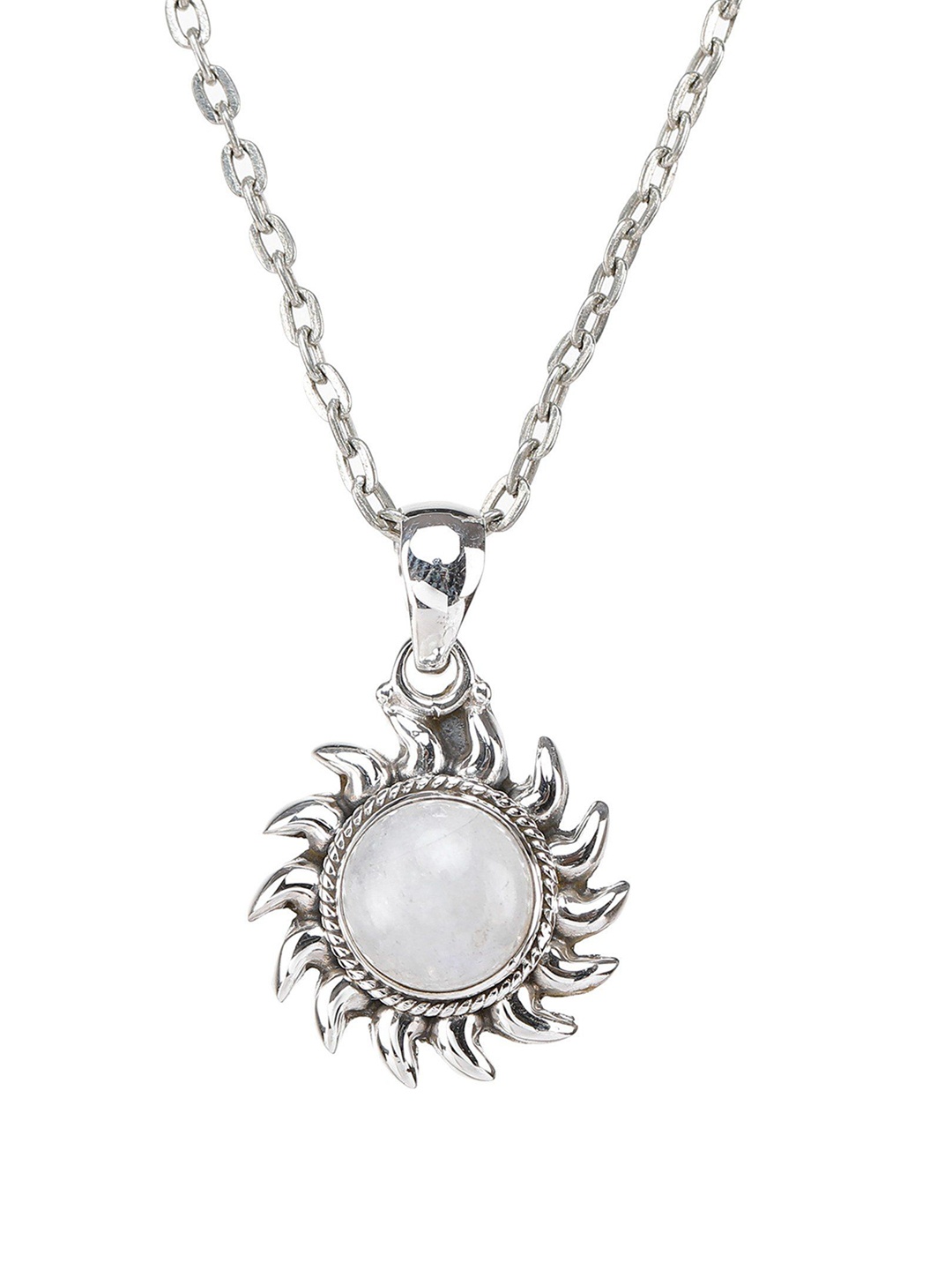 

Exotic India Silver-Plated Circular Pendants