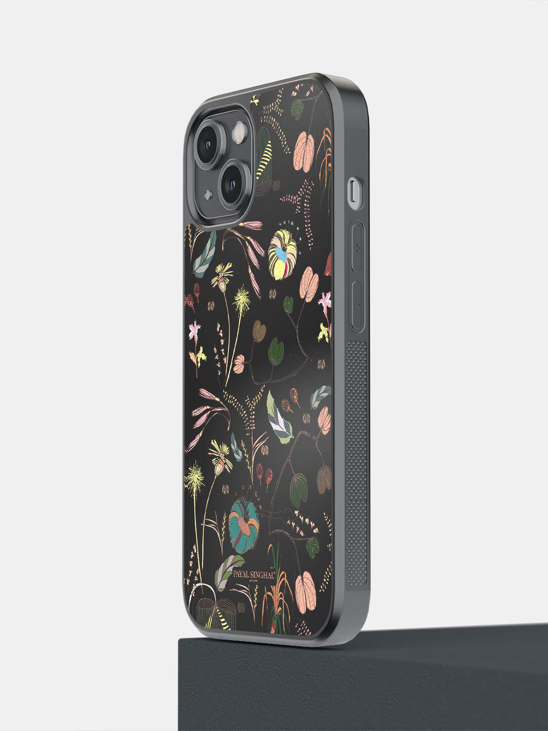 

macmerise Impact Resistant Printed iPhone 14 Back Case Mobile Accessories, Black