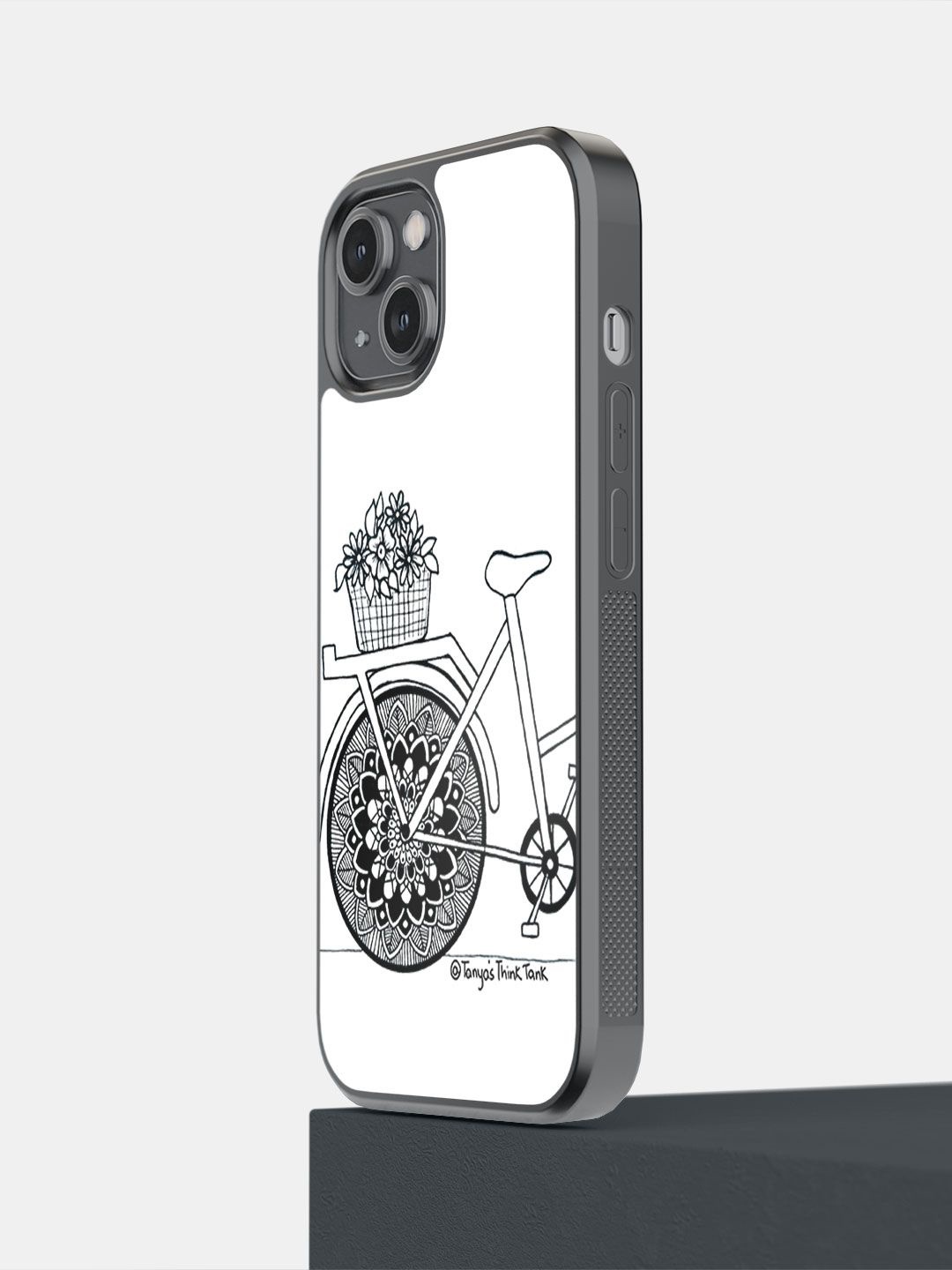 

macmerise Quirky Printed iPhone 14 Back Case Mobile Accessories, Black