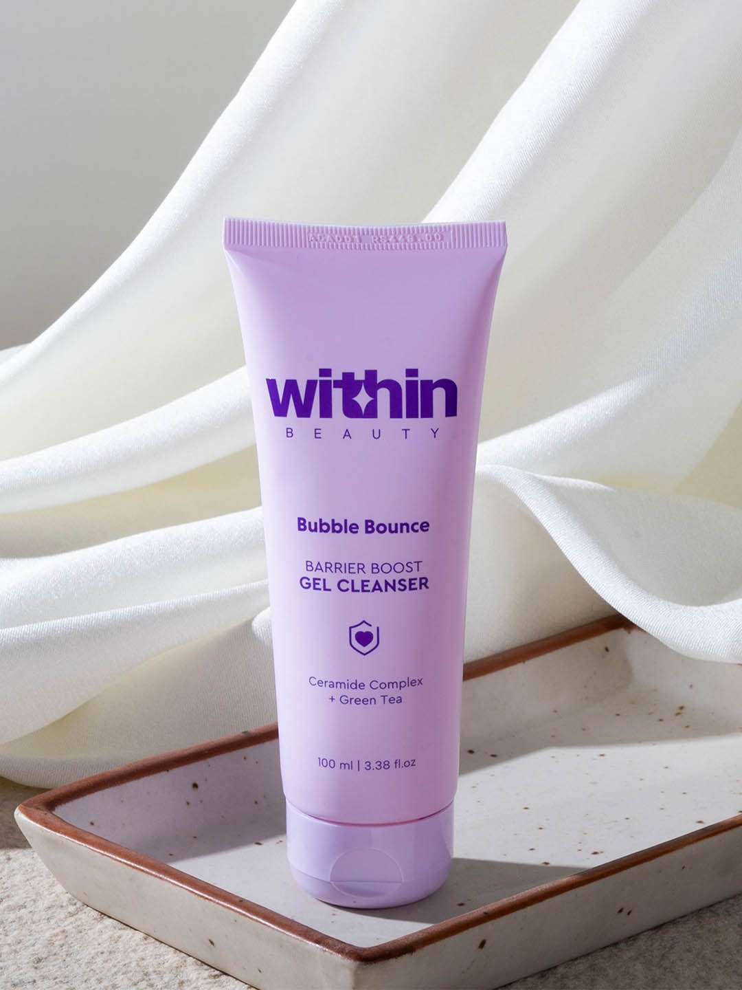 

Within Beauty Bubble Bounce Barrier Boost Cream Face Cleanser-100 ml, Purple