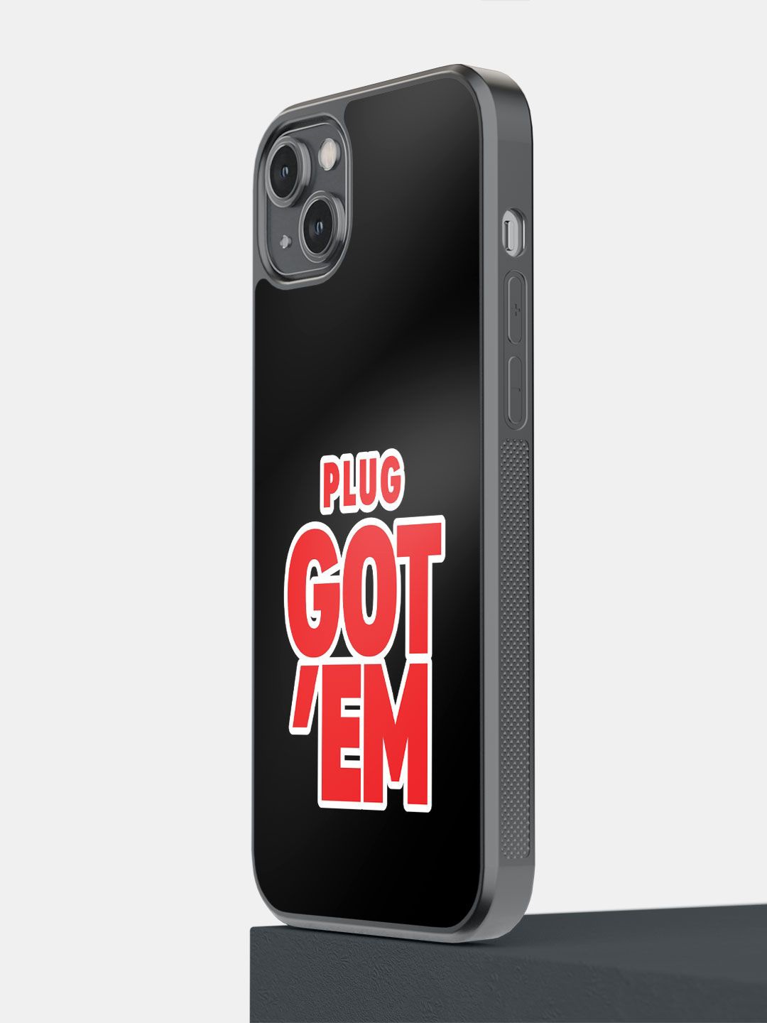 

macmerise Typography Printed iPhone 14 Plus Back Case Mobile Accessories, Black