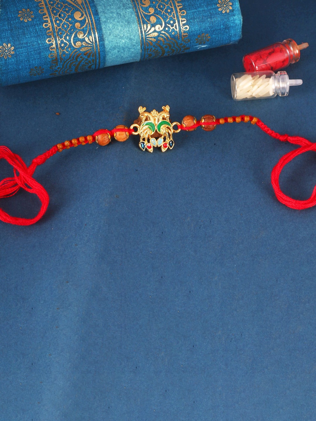 

Vighnaharta Thread Rakhi, Red
