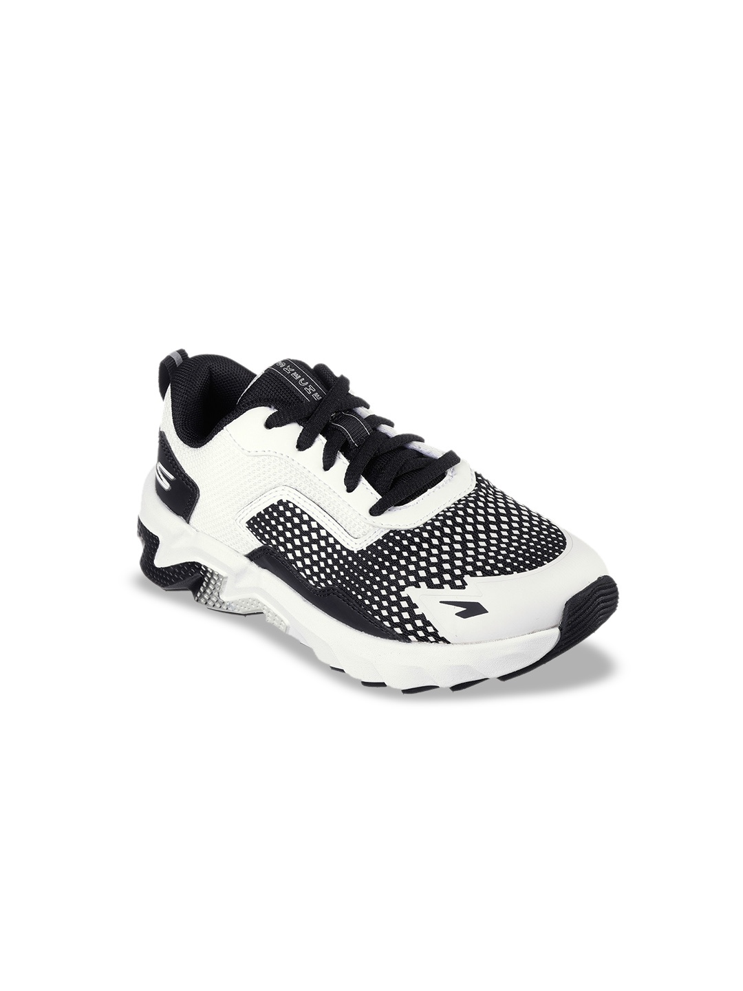 

Skechers Boys Colorblocked Lace Ups Round Toe Sneakers, White