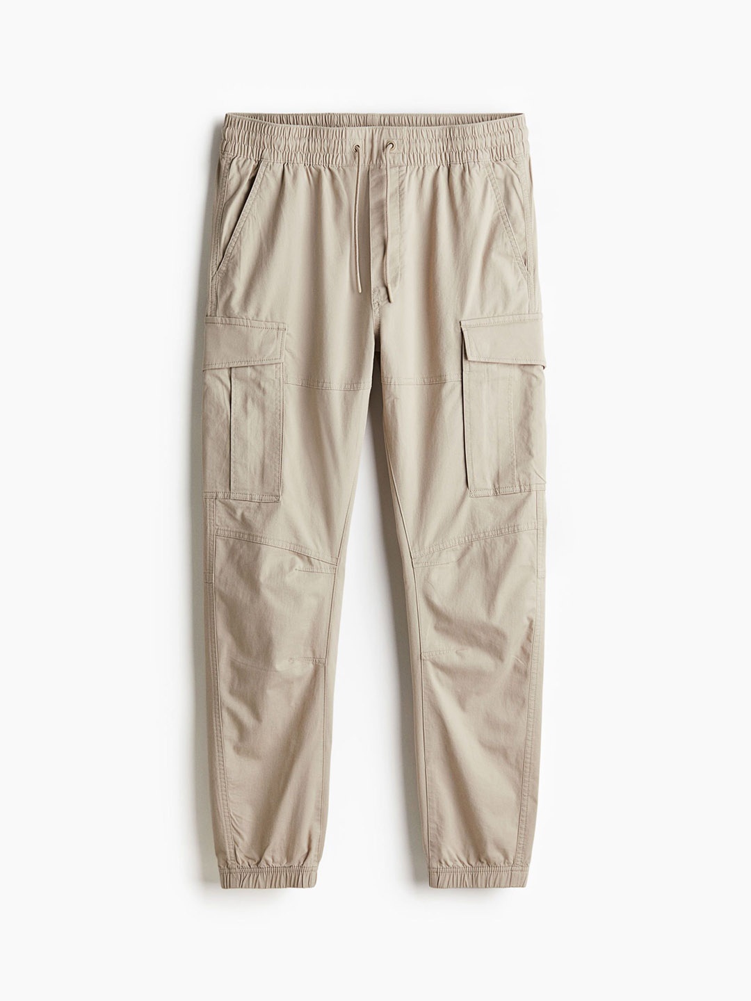 

H&M Slim Fit Cargo Joggers, Beige