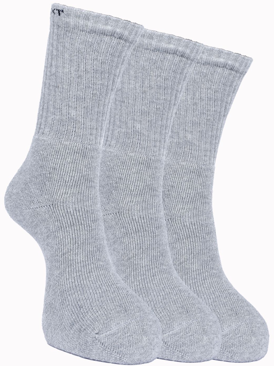 

Force NXT Men Pack Of 3 Cotton Crew-Length Socks, Grey