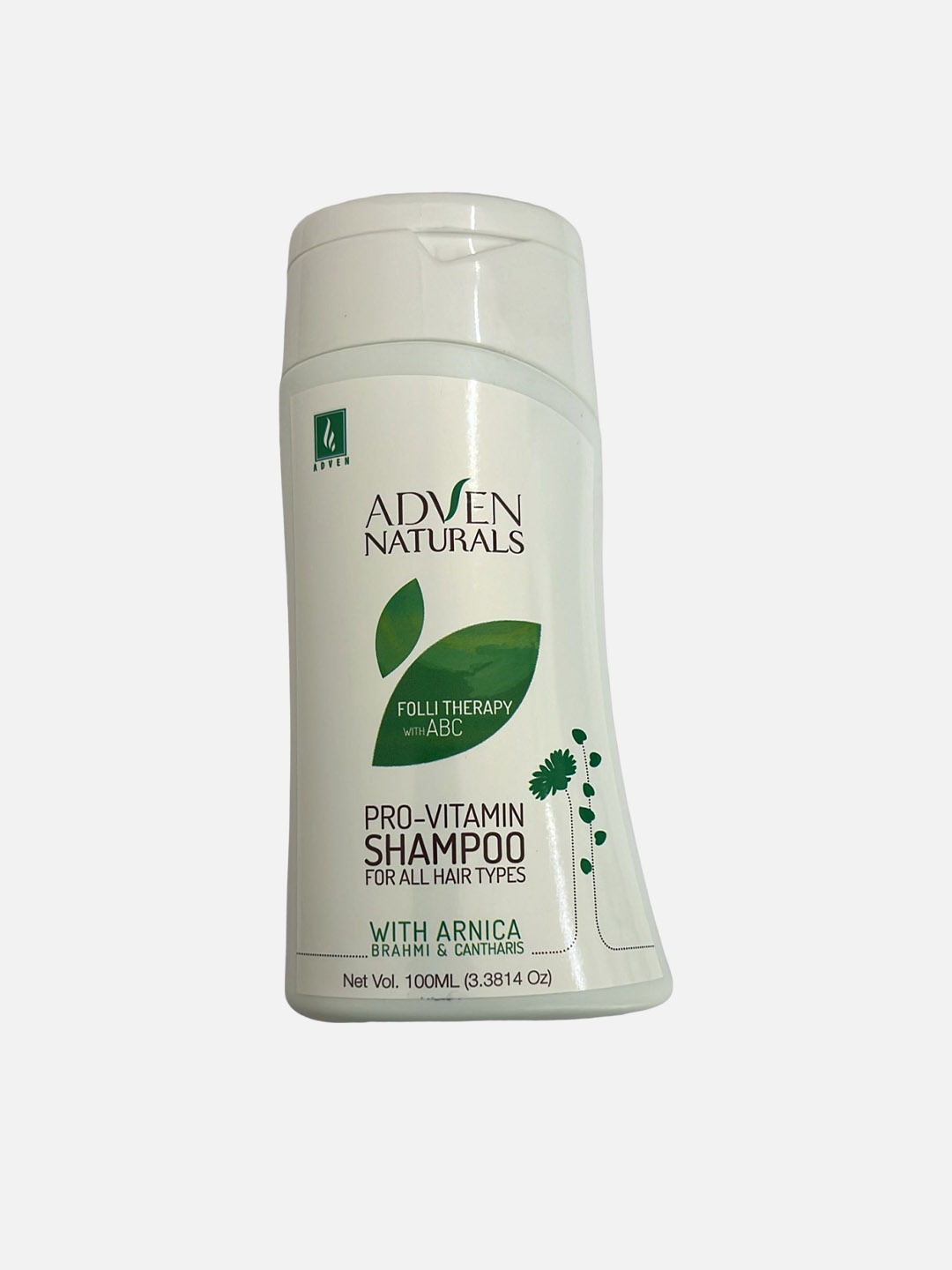 

ADVEN Naturals Folli Therapy Pro-Vitamin Shampoo-100ml, Green