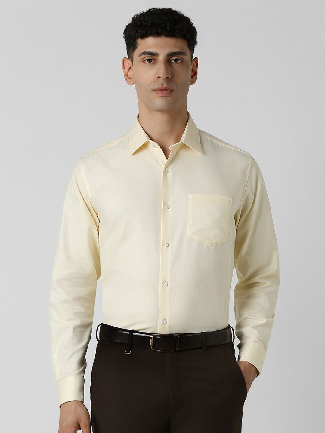 

Van Heusen Men Opaque Formal Shirt, White