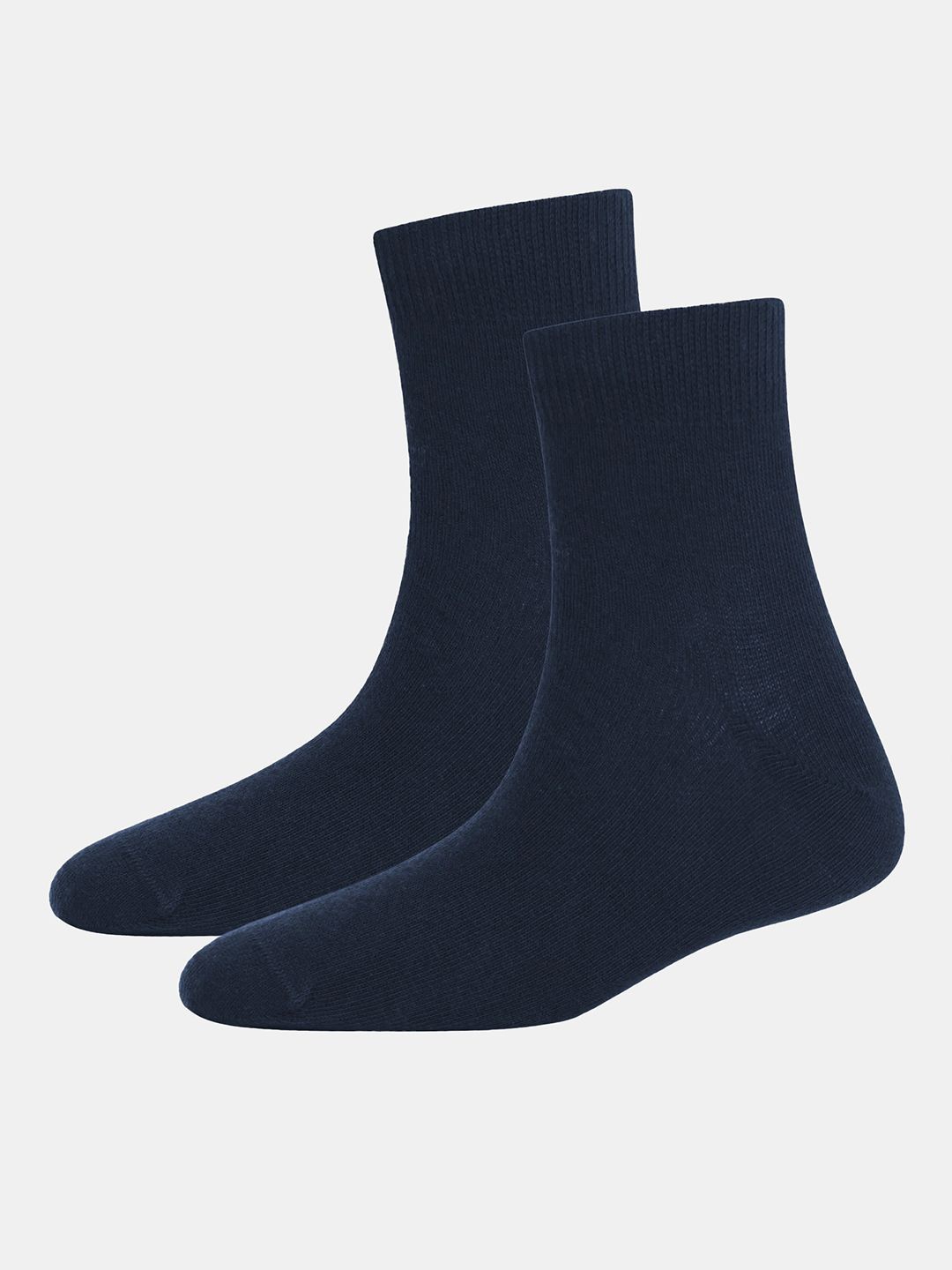 

Jockey Kids Pack Of 2 Antimicrobial Ankle Length Socks, Navy blue