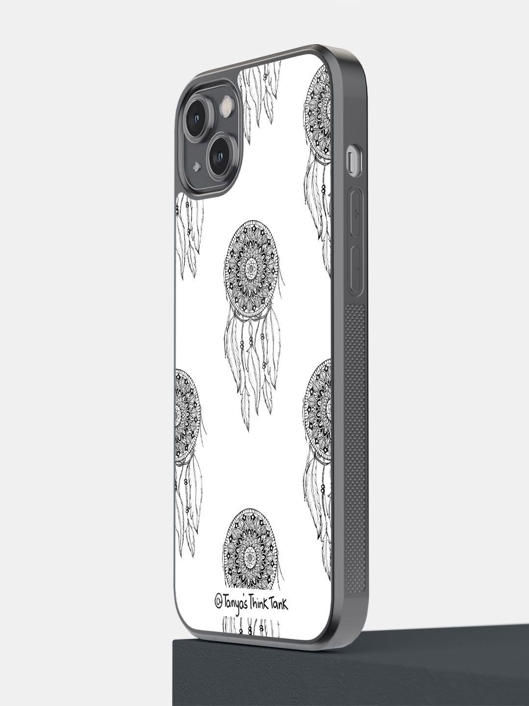 

macmerise Quirky Printed iPhone 14 Plus Back Case Mobile Accessories, White