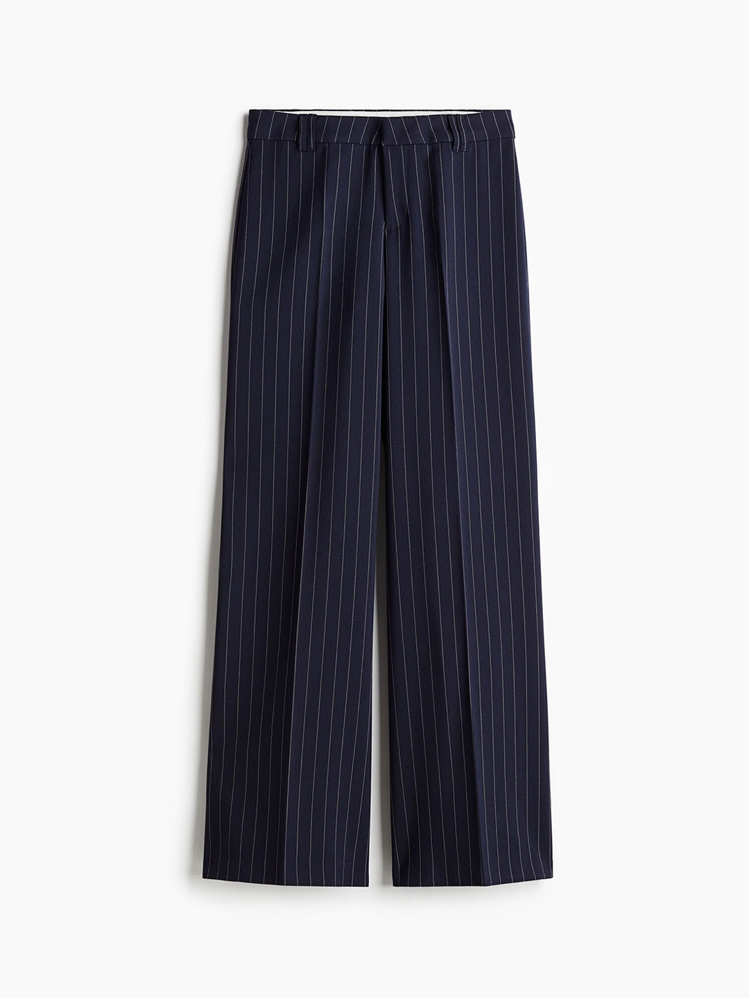 

H&M Wide Tailored Trousers, Blue