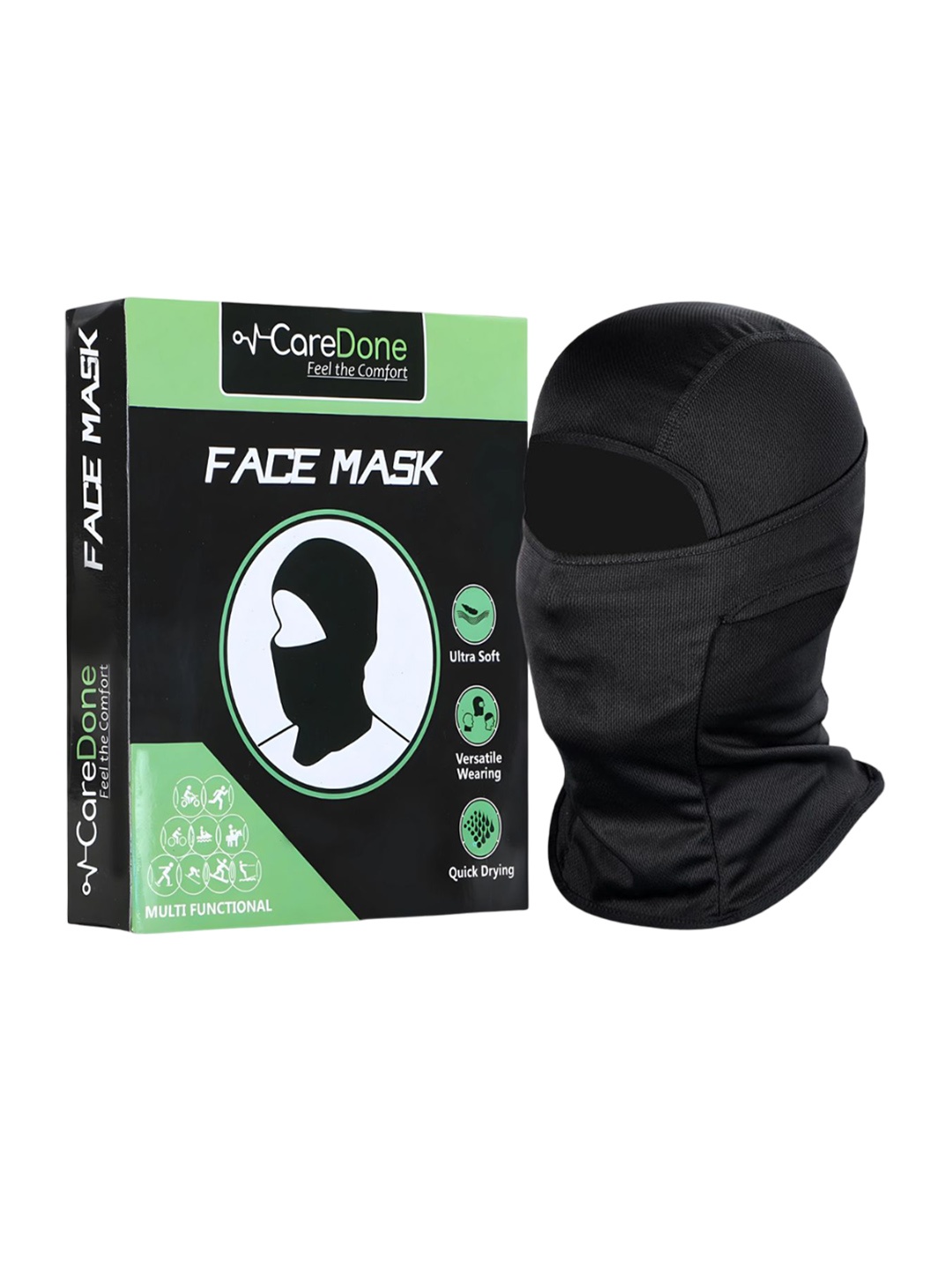 

CareDone Men Dust Protection Face Cover Mask, Black