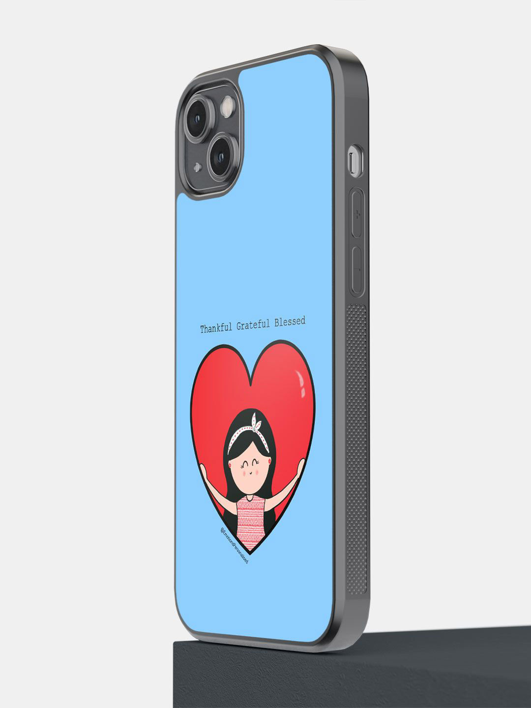 

macmerise Quirky Printed Impact Resistant iPhone 14 Plus Back Case Mobile Accessories, Blue