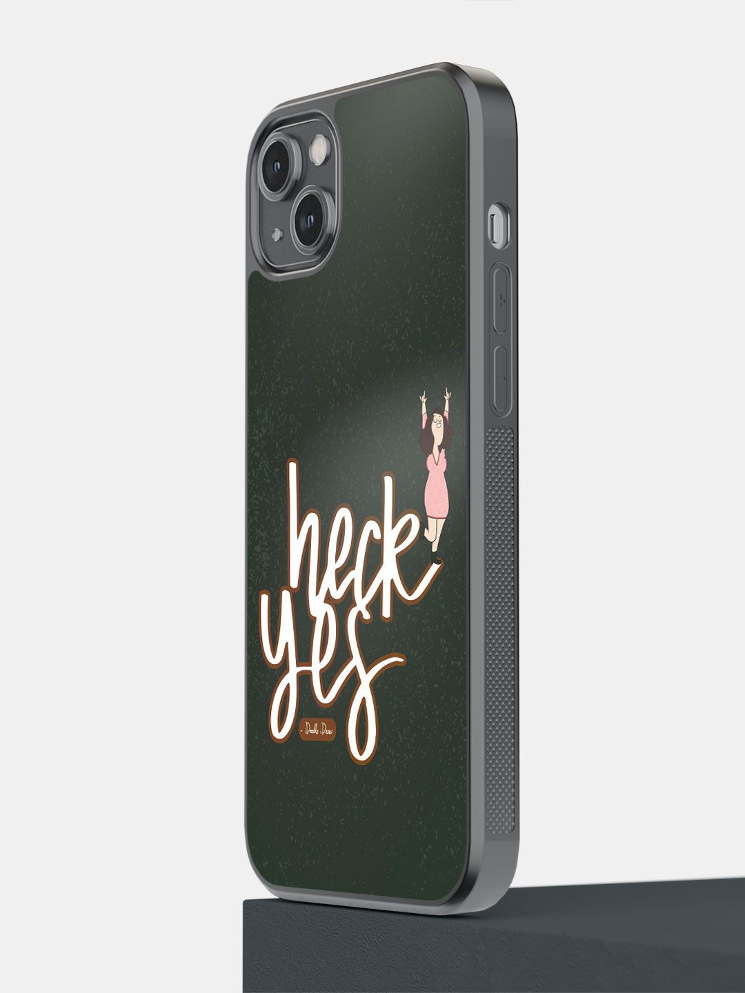 

macmerise Typography Printed iPhone 14 Plus Back Case Mobile Accessories, Black