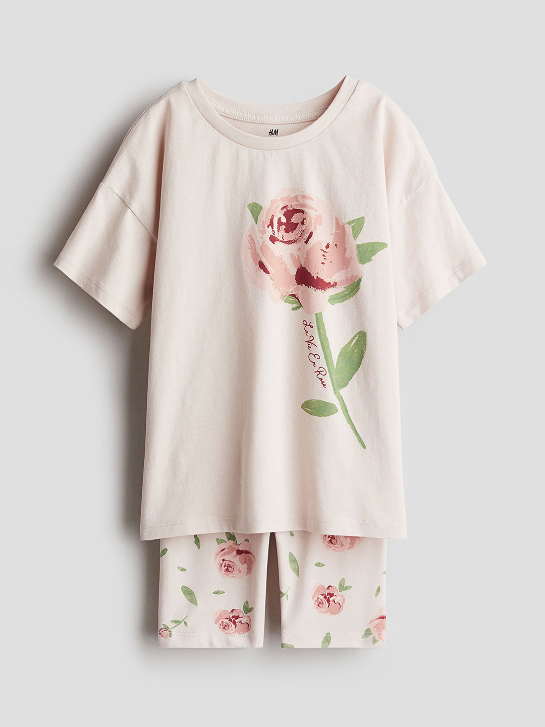 

H&M 2-Piece Printed Set, Pink