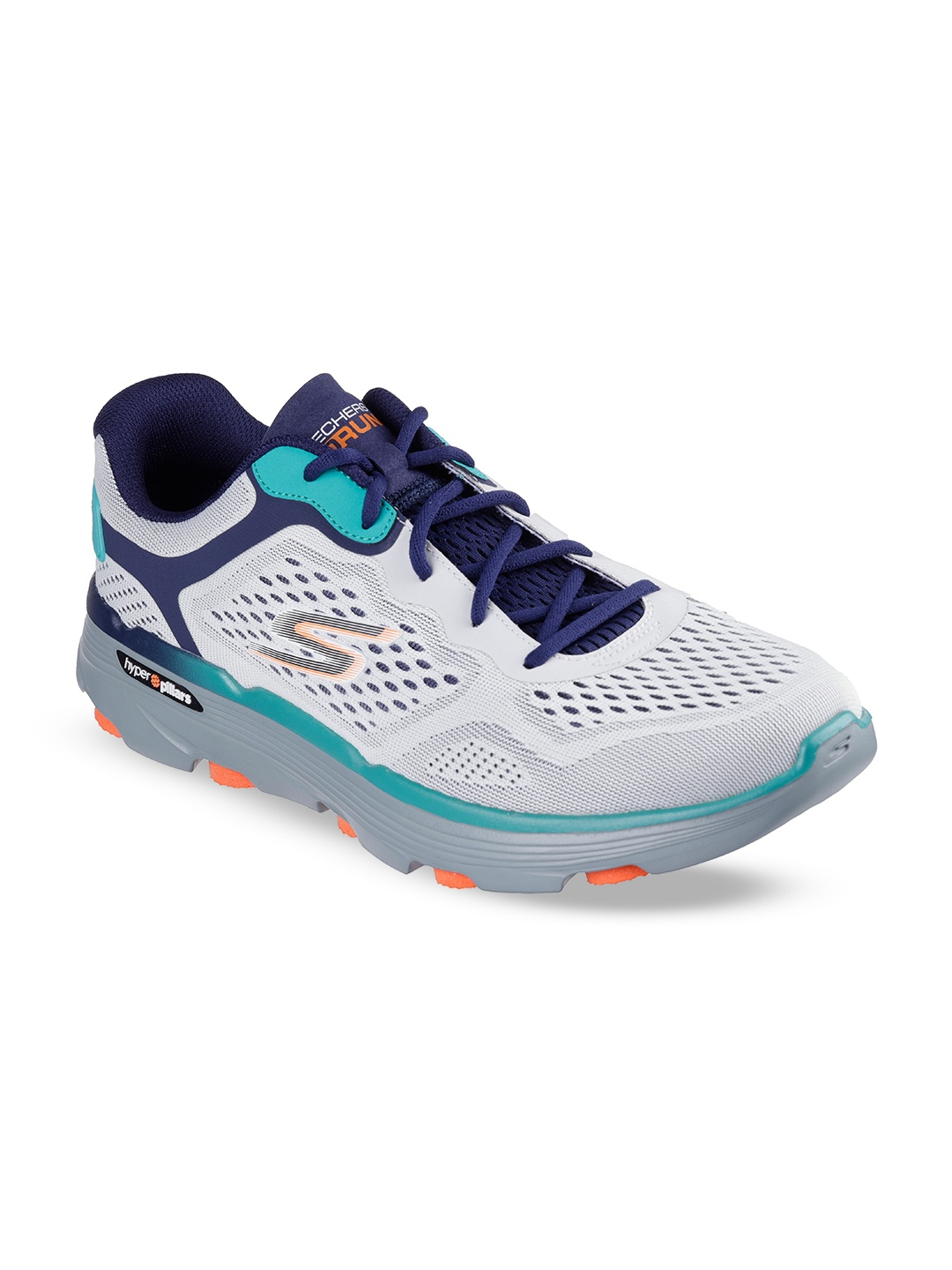 

Skechers GO RUN 7 White Multi Running Shoes