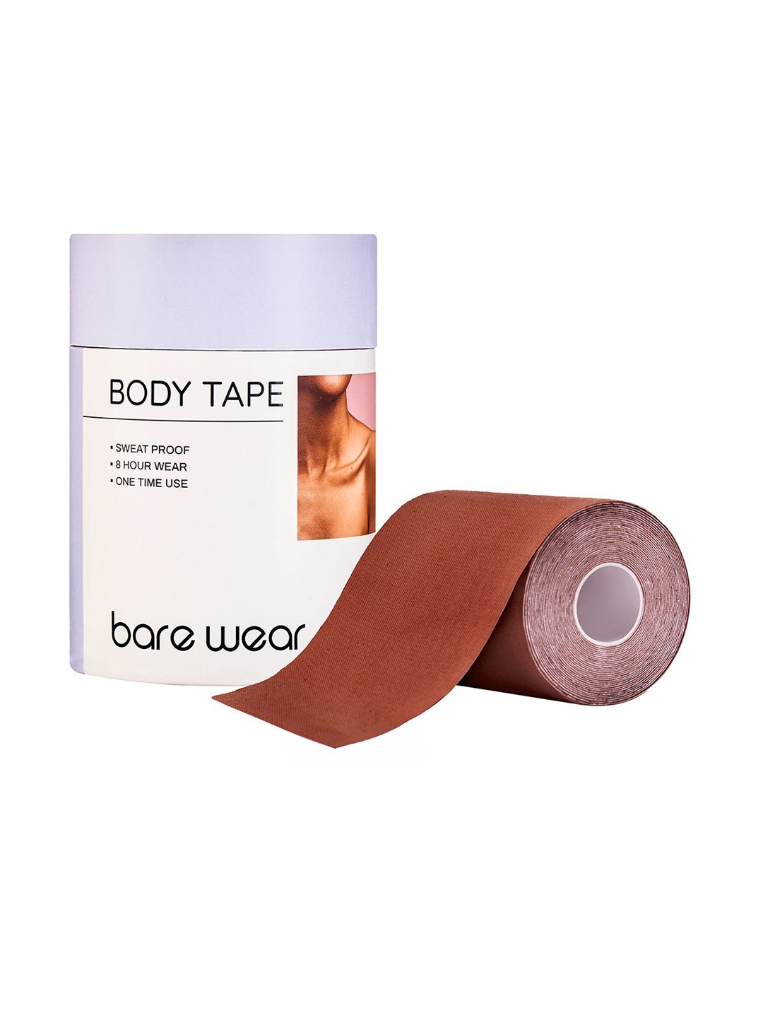 

Bare Wear Brown Body Tape Plus 10 cm Width A-J+ Cup Sweatproof Breast Lift Boob Tape