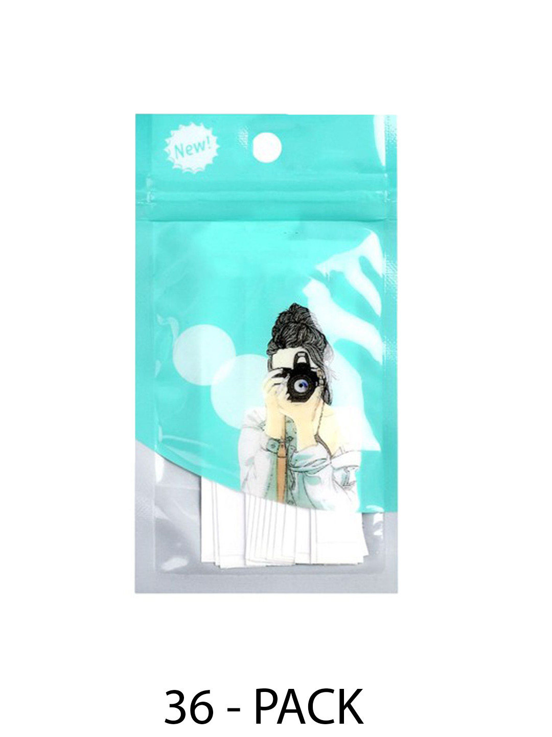 

Softwrap 36 Pcs Reusable Stick-On Lingerie accessories, White