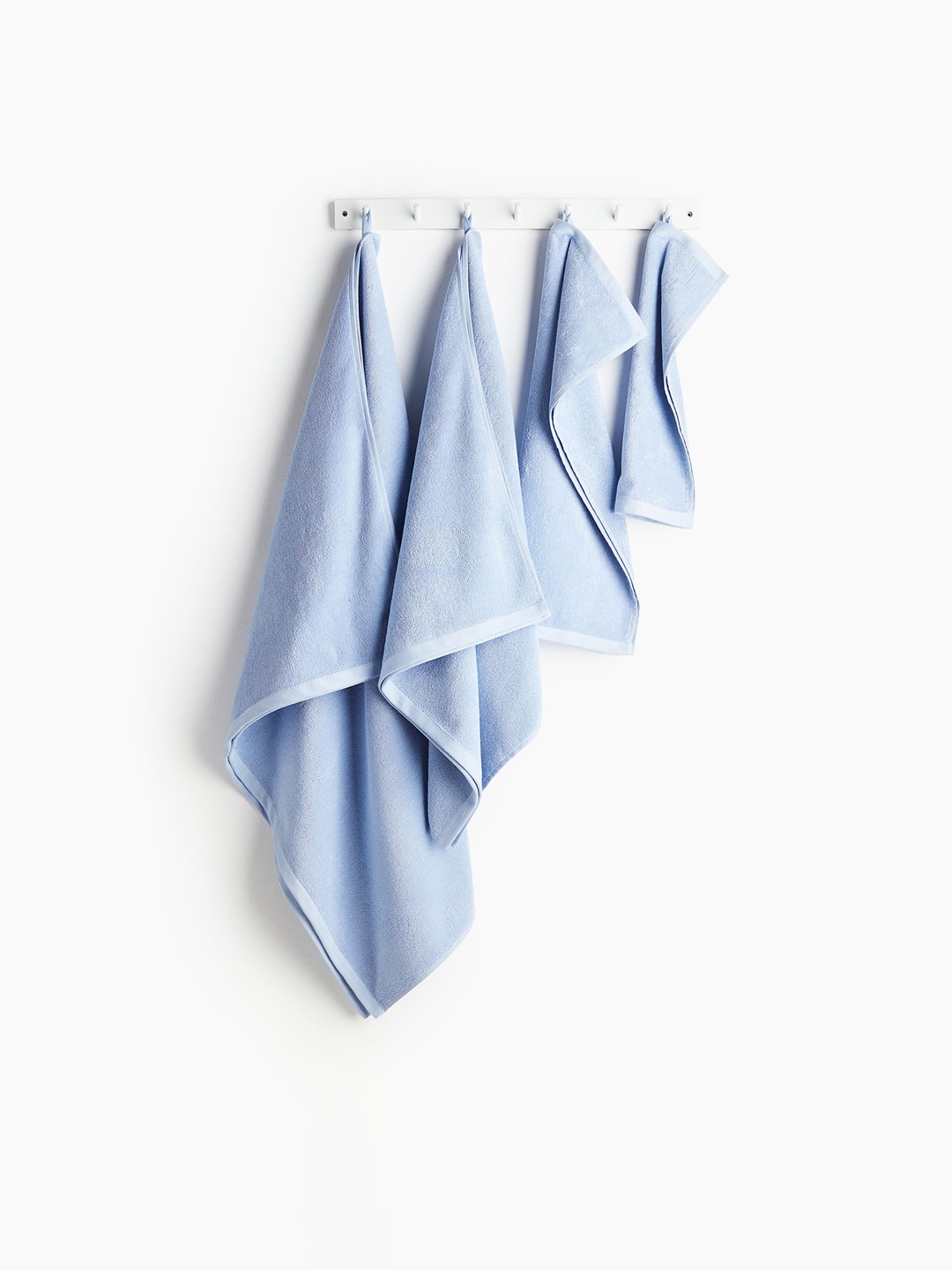 

H&M Blue Terry guest towel