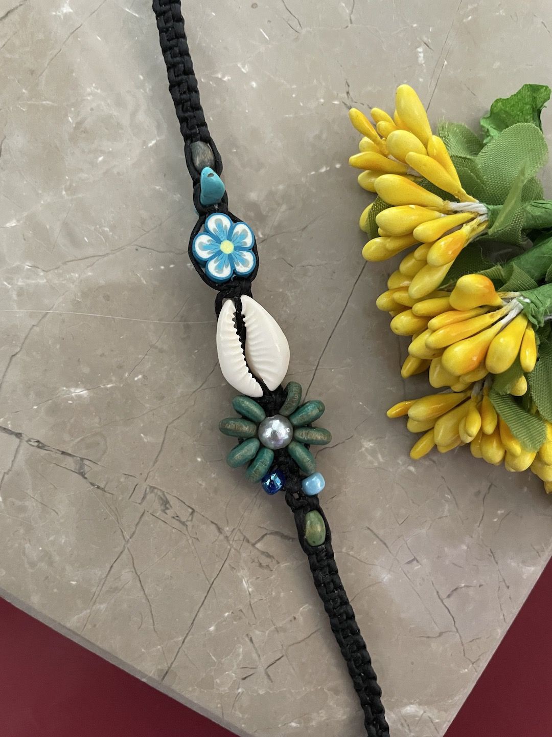 

Digital Dress Room Multistrand Rakhi, Teal