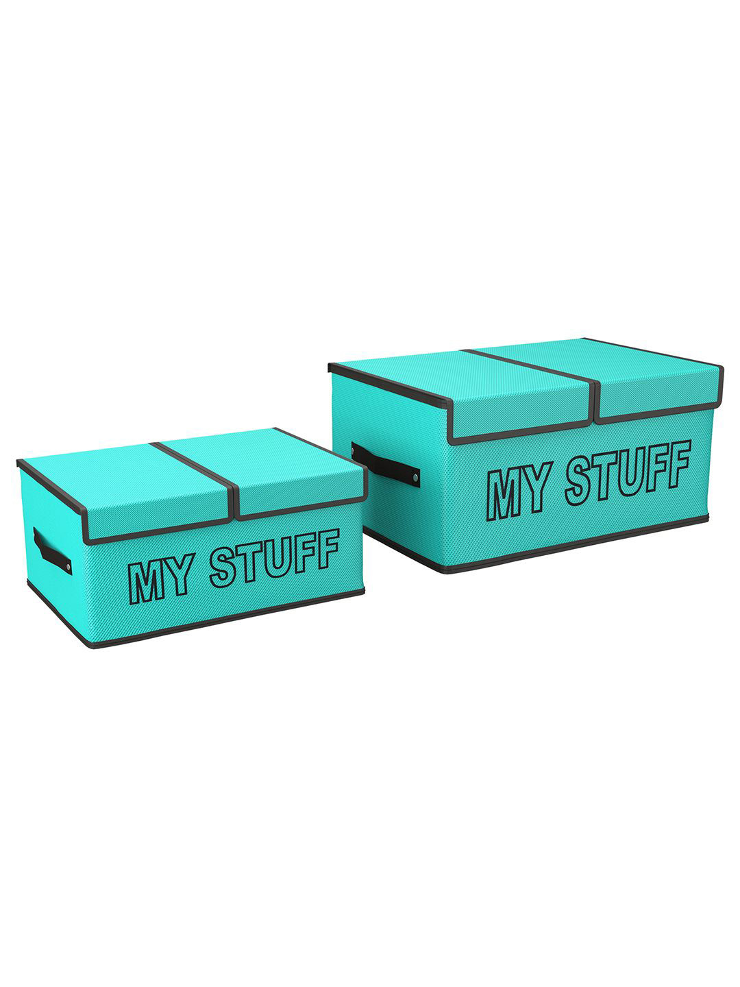 

Kuber Industries Green Set of 2 Regular Multi-Utility Organisers